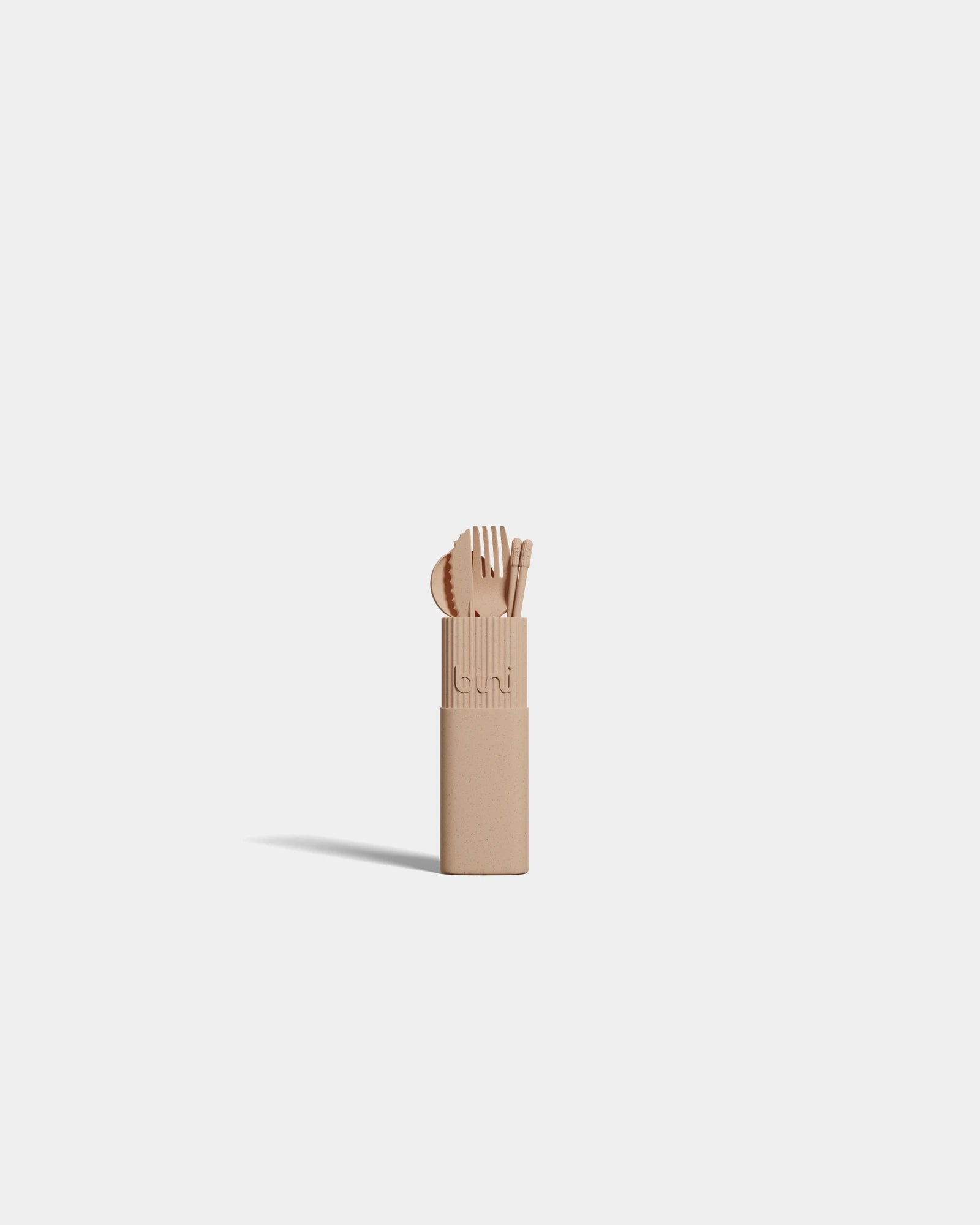 Set posate bio-composite fibra legno da personalizzare - Nude
