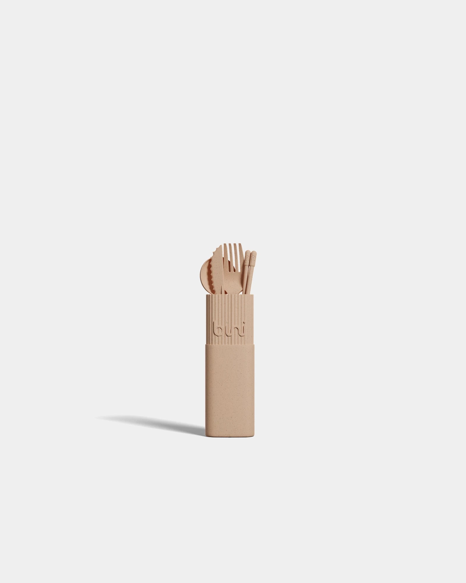 Set posate bio-composite fibra legno da personalizzare - Nude