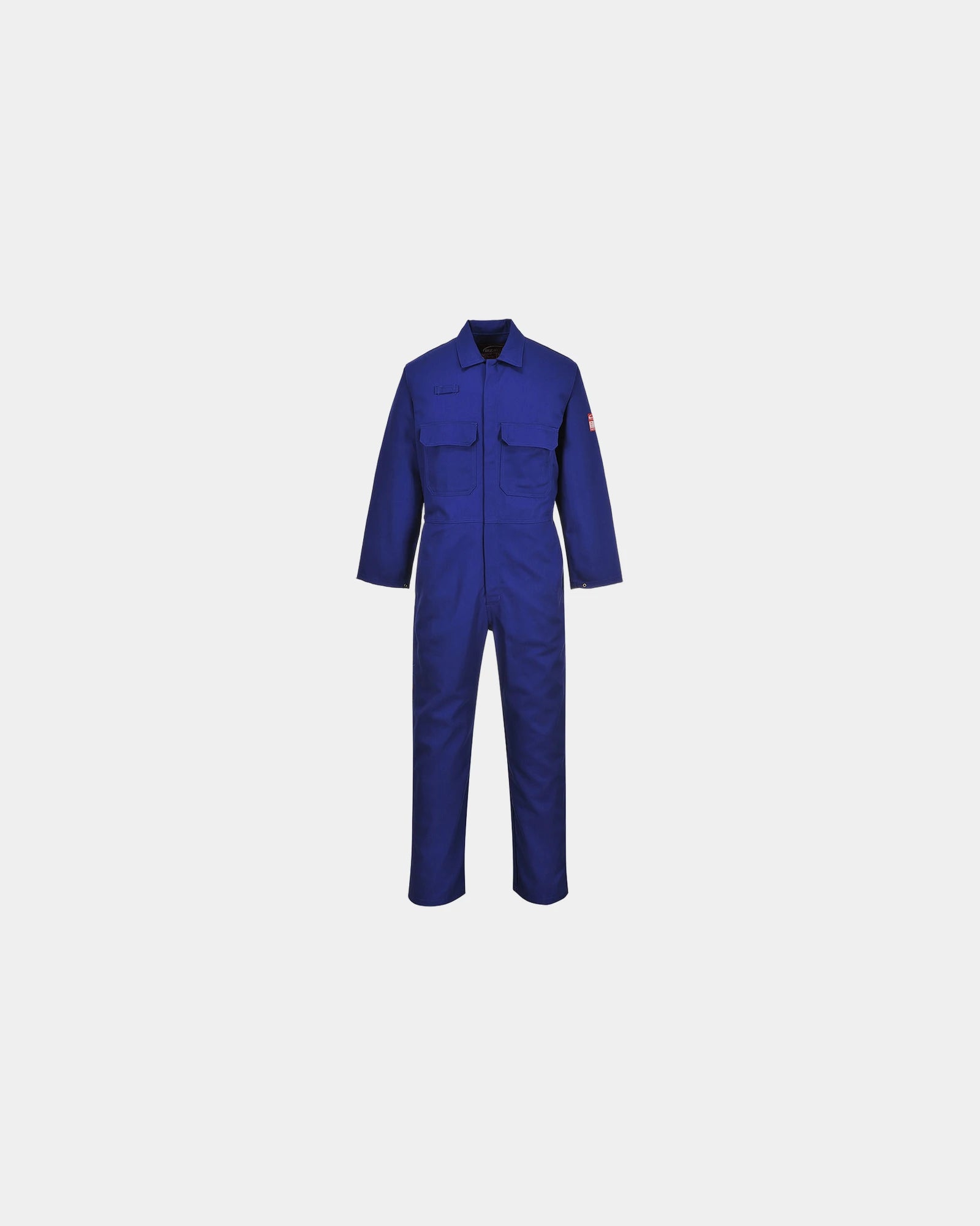 Tuta da lavoro cotone ignifugo Bizweld da personalizzare - Blu Scuro