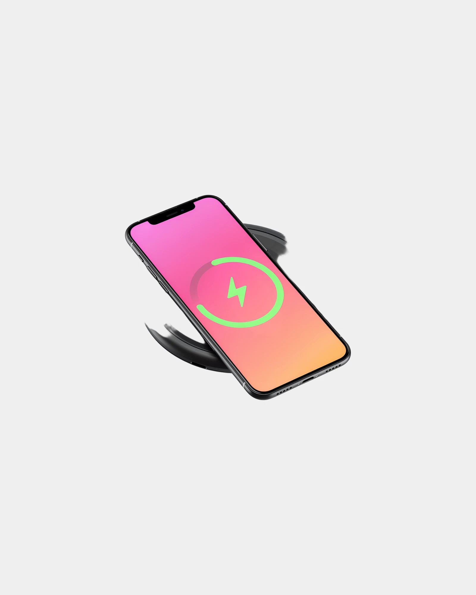 Caricatore wireless ABS riciclato da personalizzare - Nero