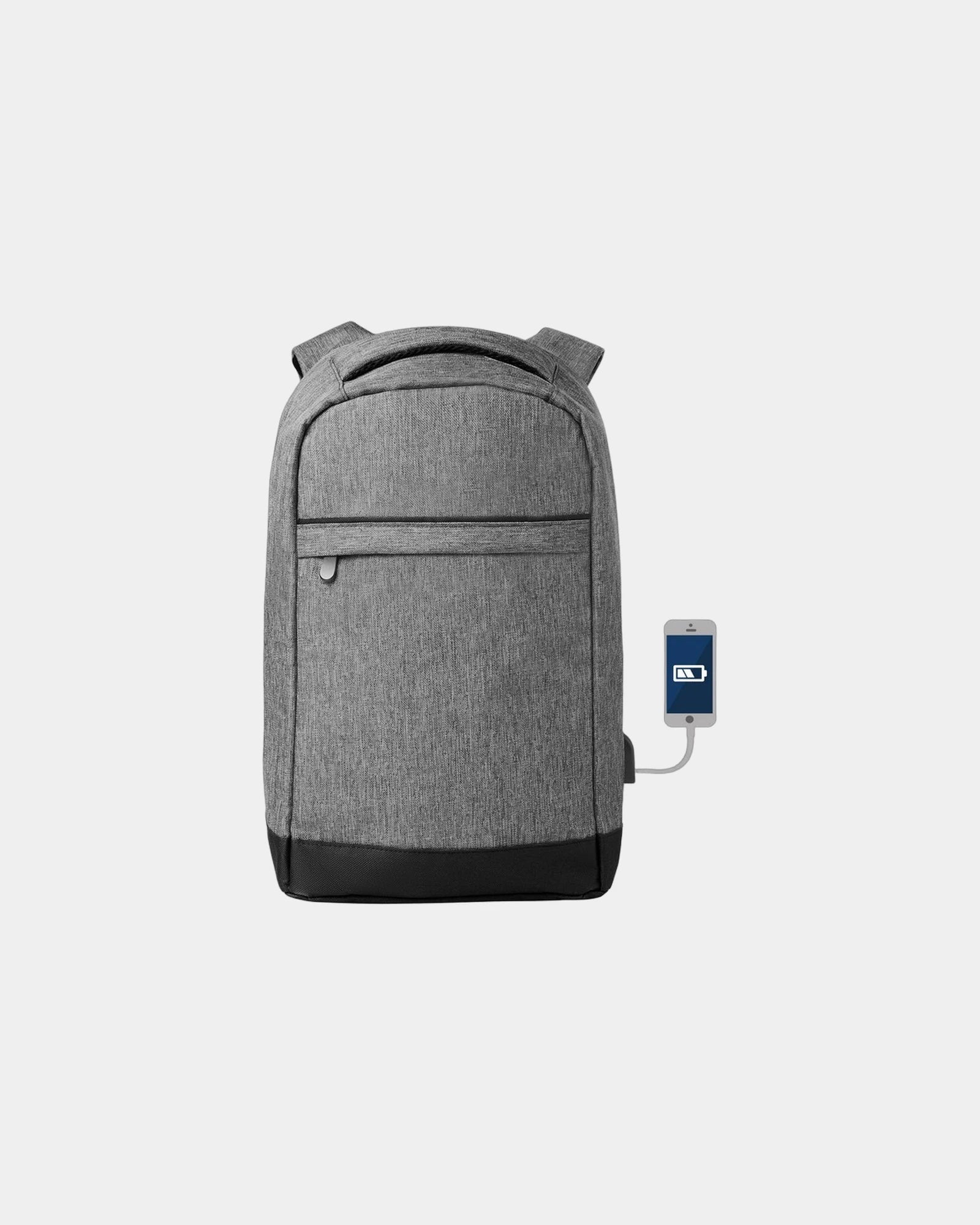 Zaino porta PC 12L USB Blaupunkt da personalizzare - Grigio