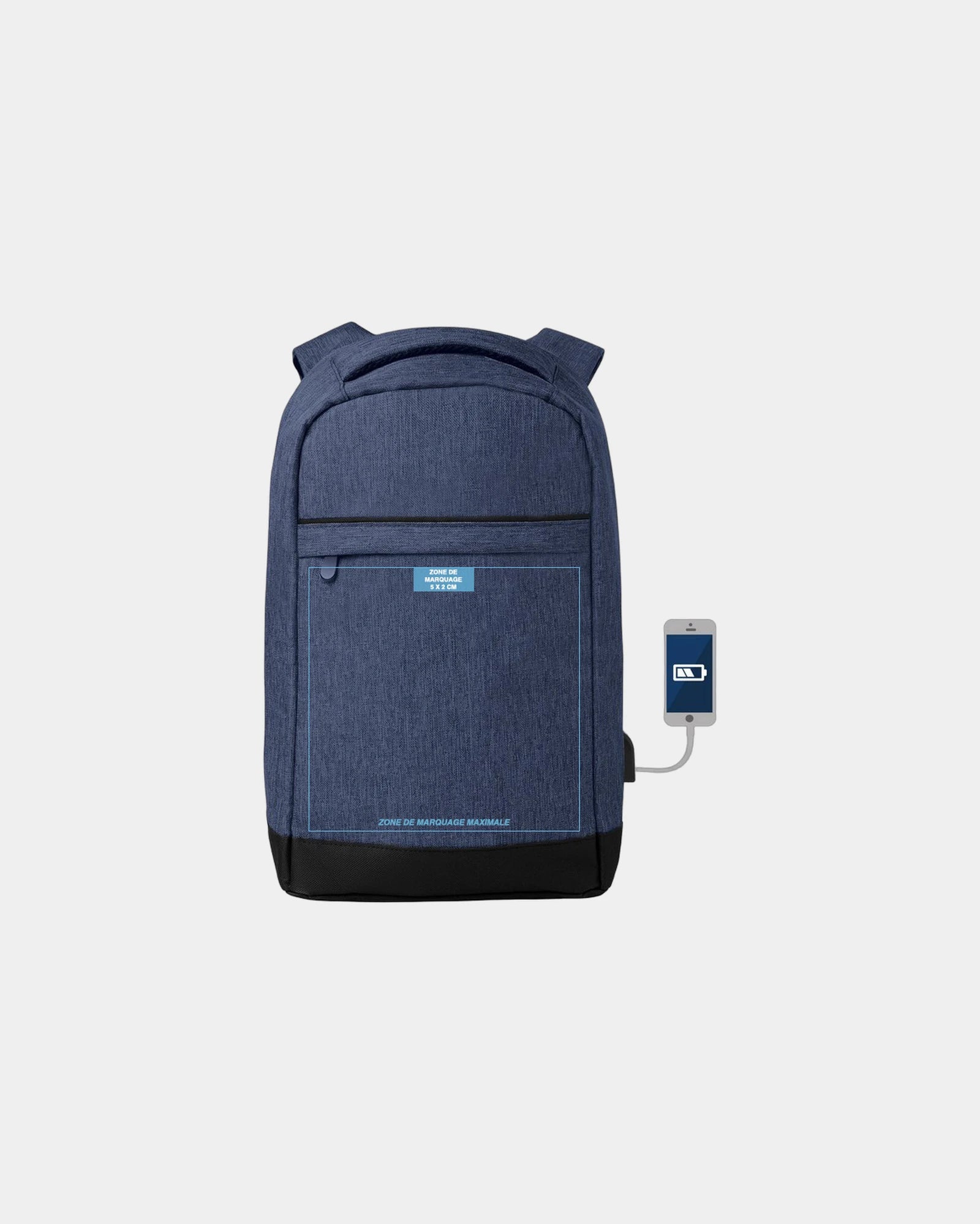 Zaino porta PC 12L USB Blaupunkt da personalizzare - 3