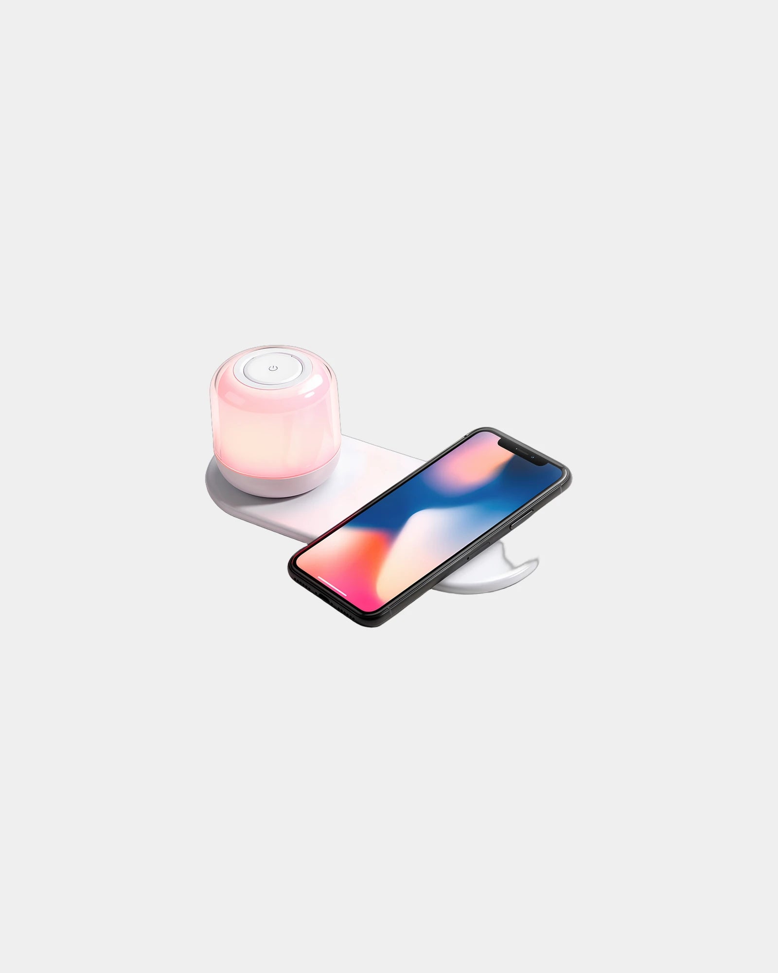 Lampada LED caricatore wireless Blaupunkt da personalizzare - Bianco