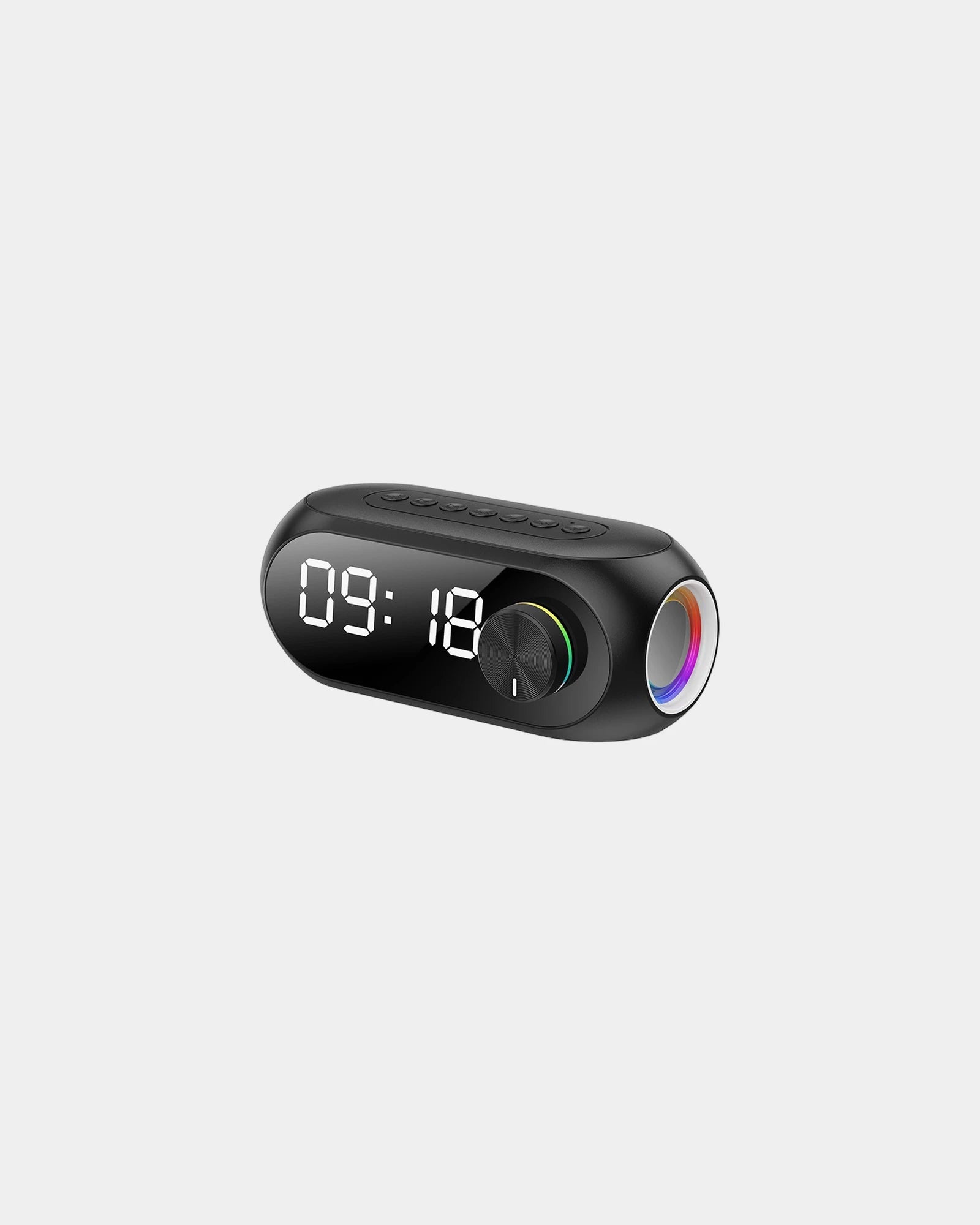 Sveglia LED speaker 5W Blaupunkt da personalizzare - Nero