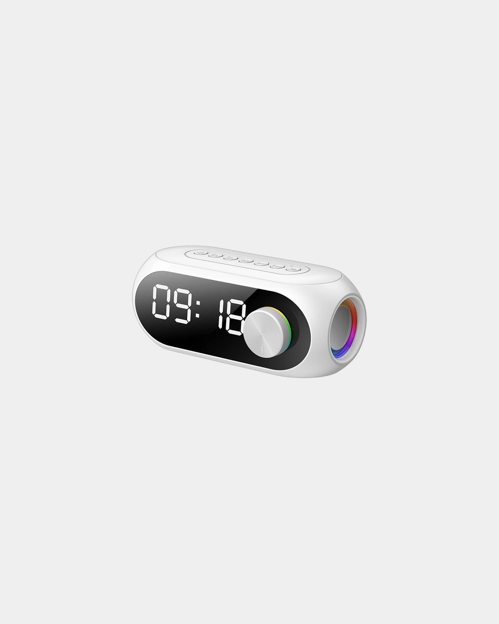 Sveglia LED speaker 5W Blaupunkt da personalizzare - Bianco