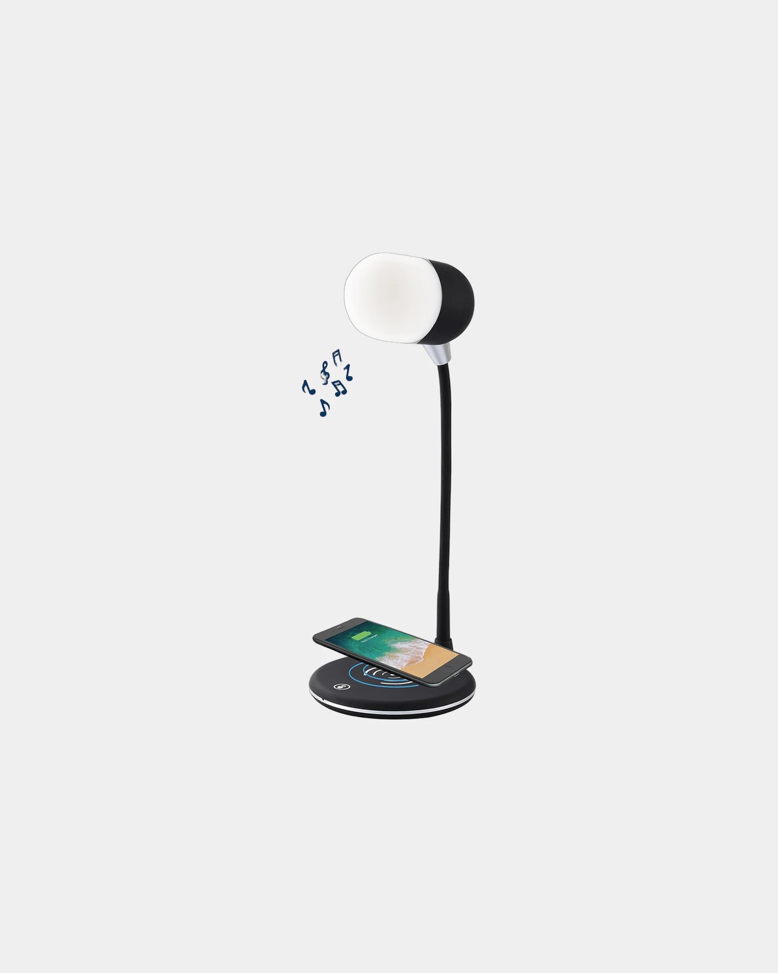 Speaker caricatore lampada Blaupunkt da personalizzare - Nero