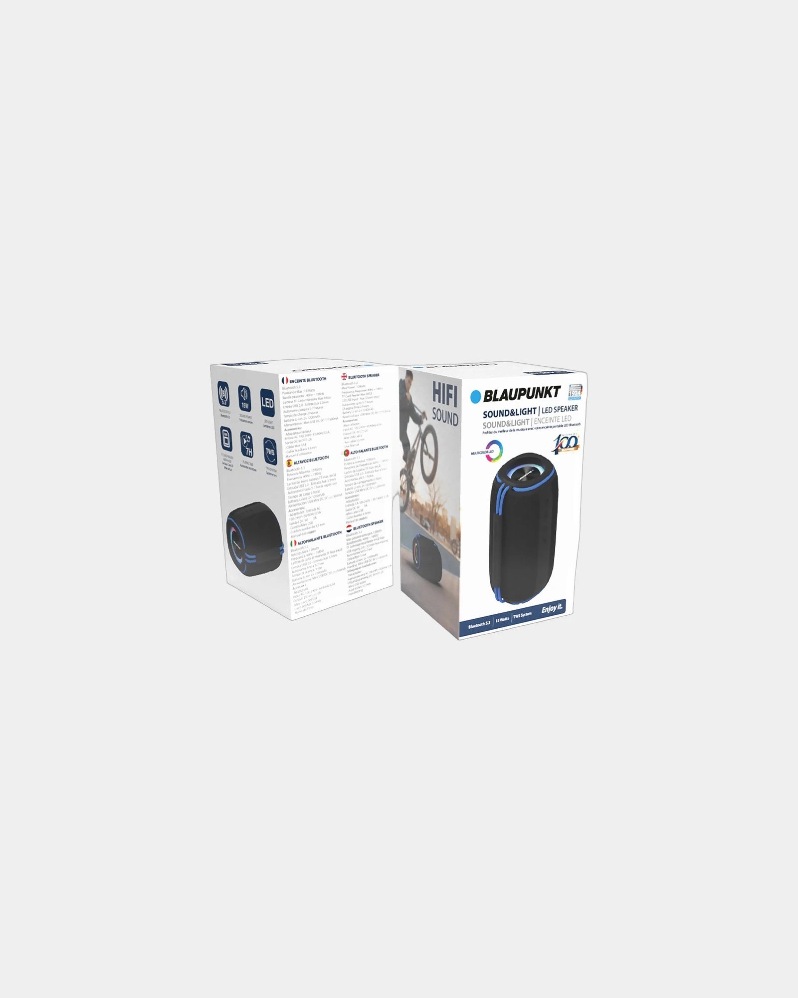 Speaker Bluetooth LED 15W Blaupunkt da personalizzare - 4
