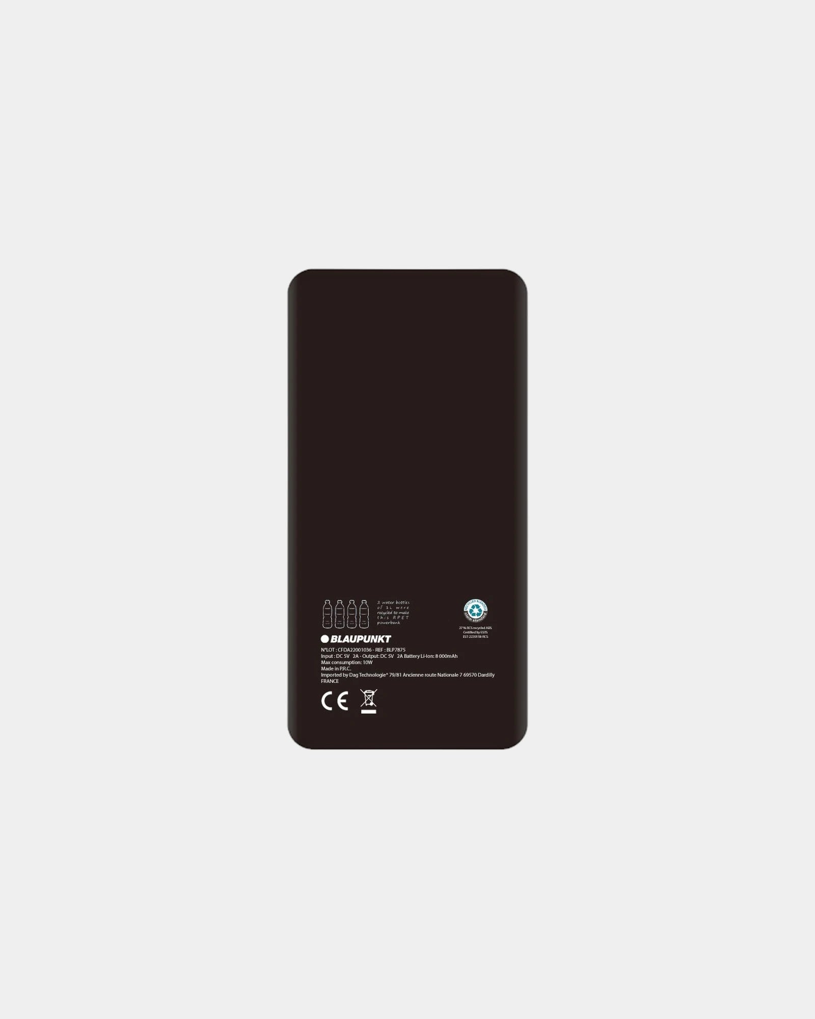 Power bank riciclato Blaupunkt 8.000 mAh da personalizzare - 3