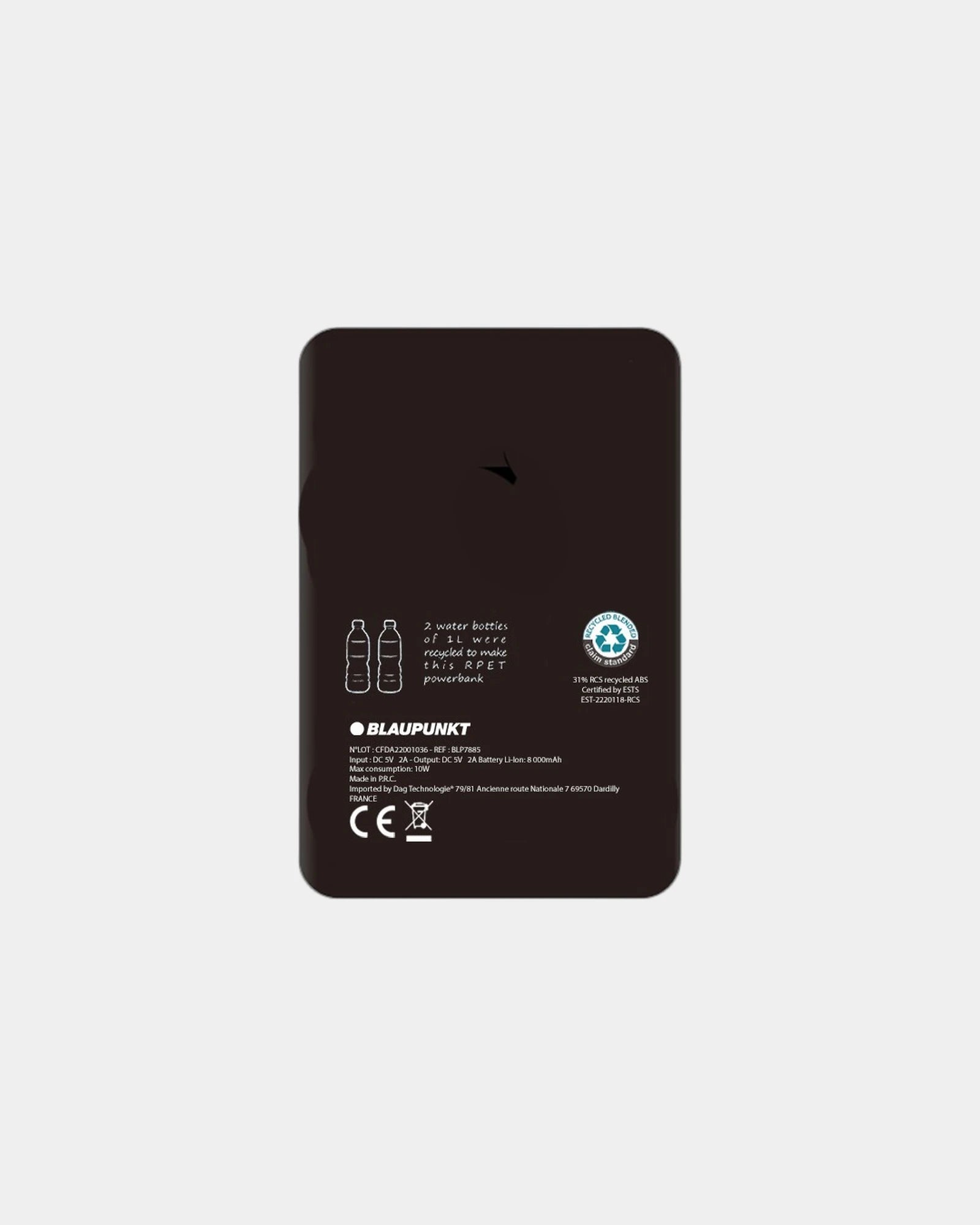 Power bank riciclato Blaupunkt 8.000 mAh da personalizzare - 3