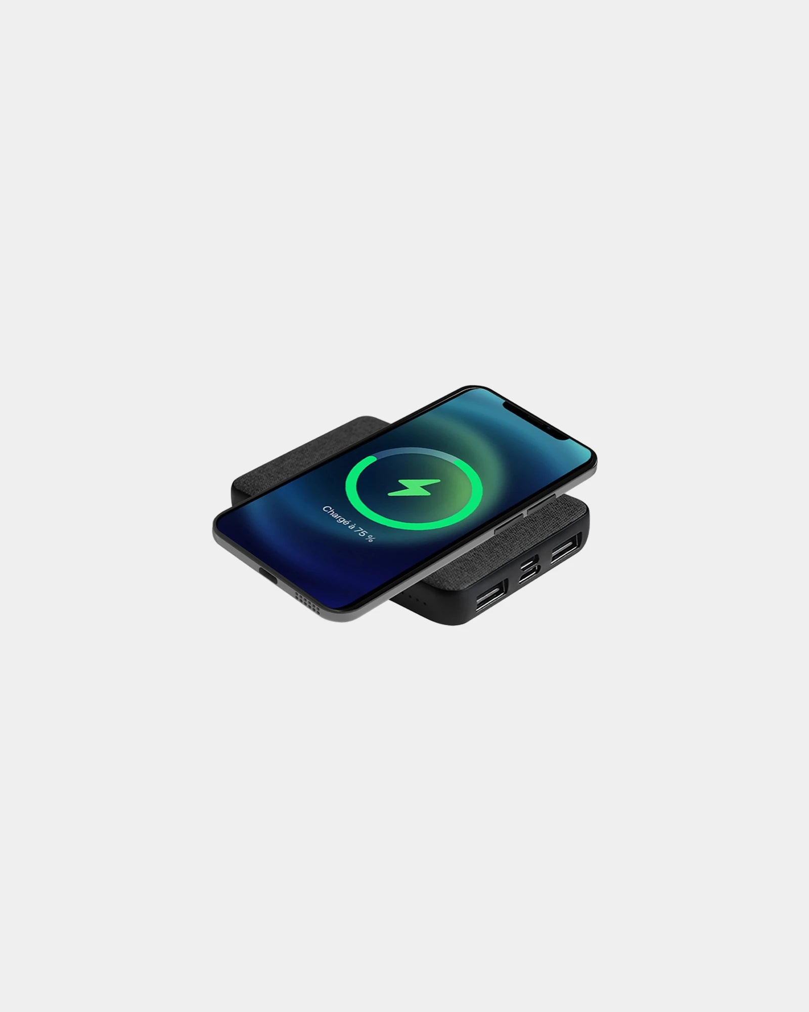 Power bank riciclato Blaupunkt 8.000 mAh da personalizzare - Nero