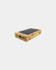 Power bank solare bambù FSC 5.000mAh da personalizzare - 1