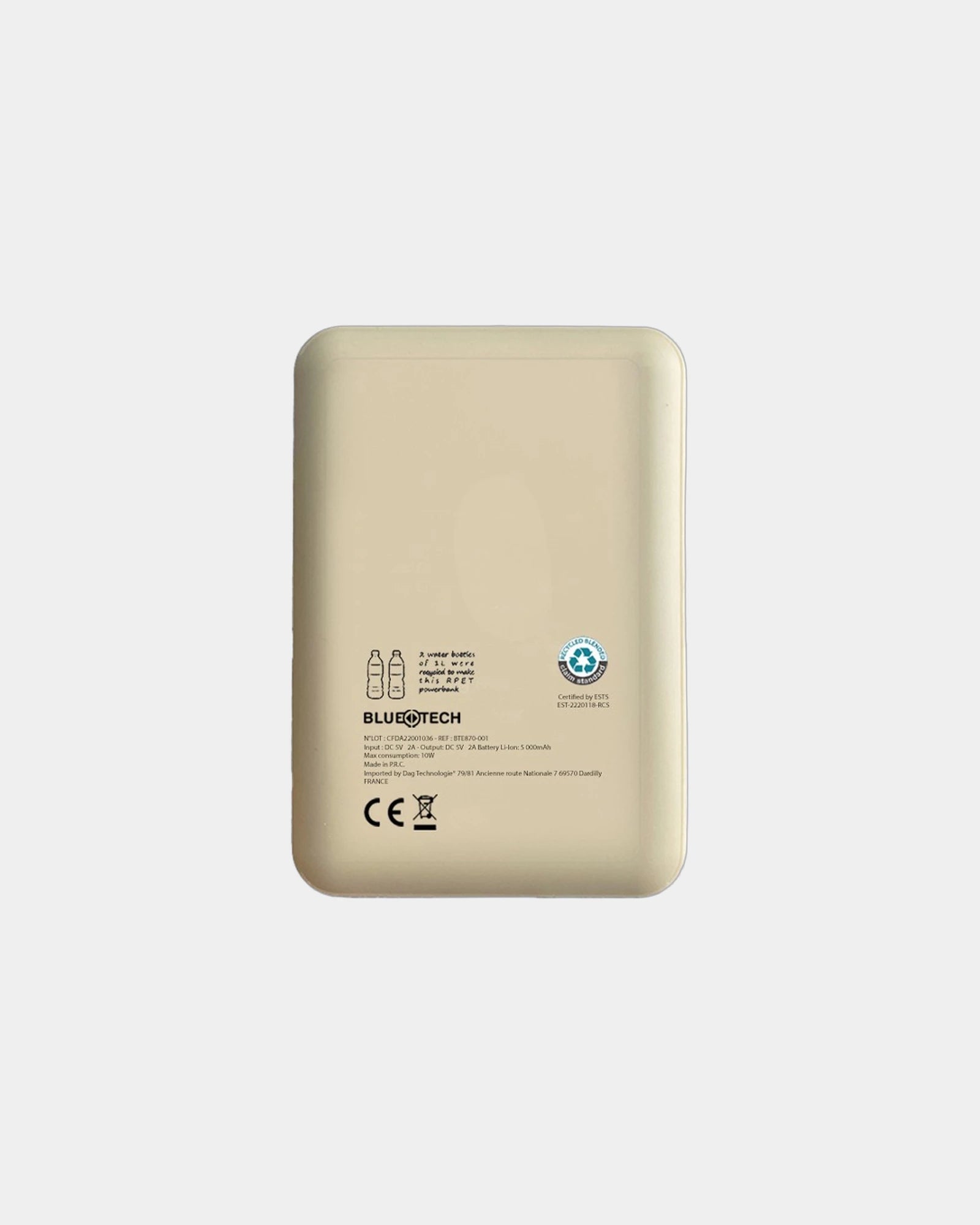 Power bank riciclato canapa 5.000 mAh da personalizzare - 4