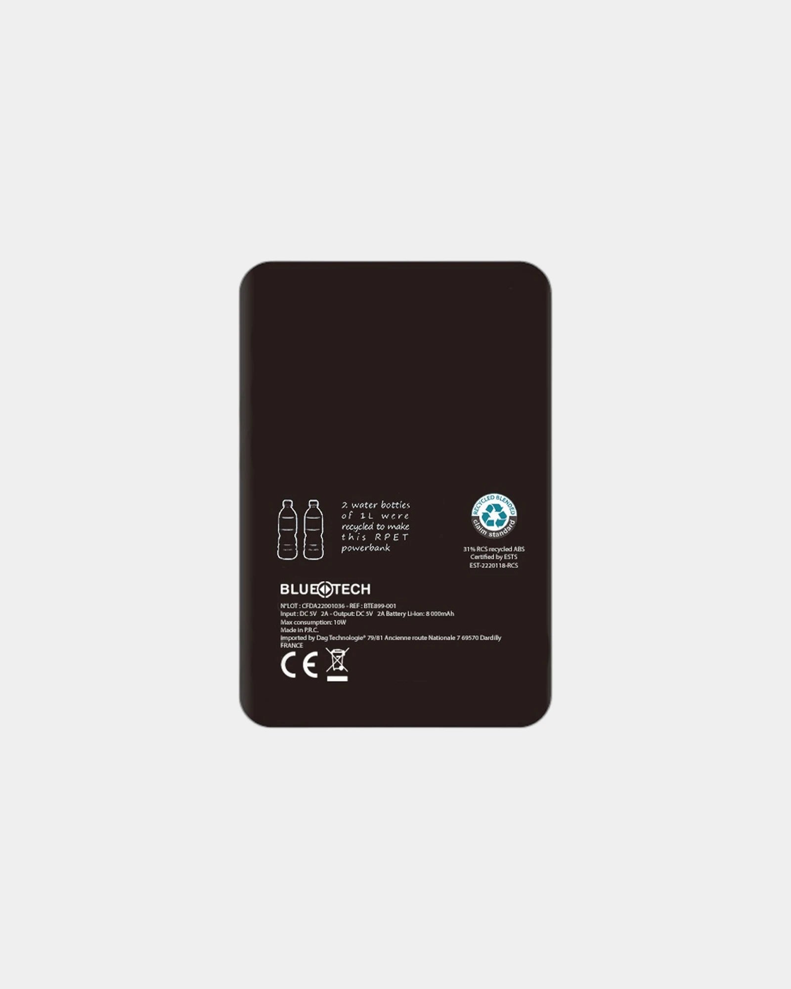 Power bank RPET 5.000 mAh Bluetech da personalizzare - 3