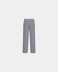 Pantalone da cucina cotone leggero 190g da personalizzare - Scacchiera Blu-Bianco