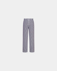 Pantalone da cucina cotone 190g/m² da personalizzare - Scacchiera Blu-Bianco