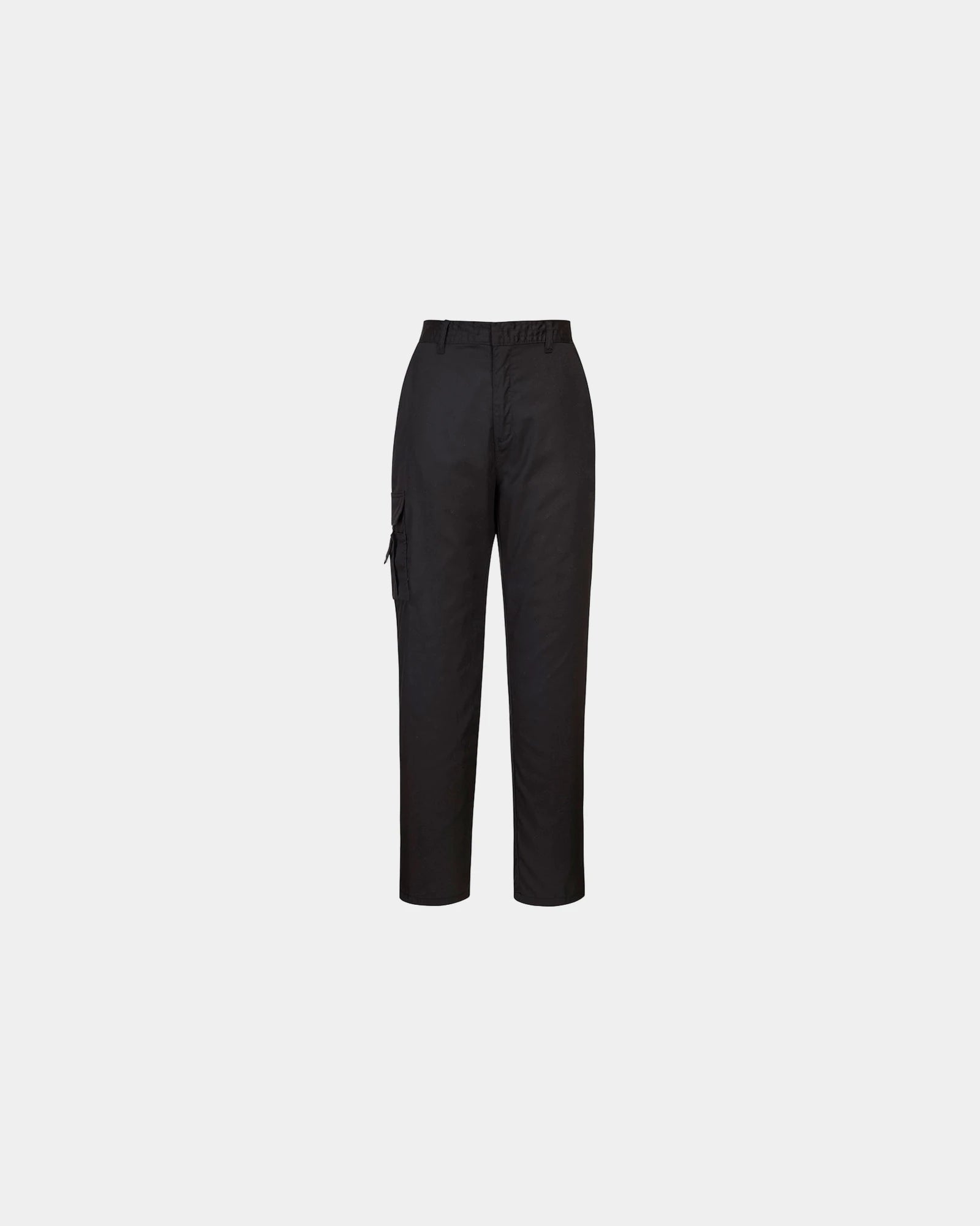 Pantalone da lavoro donna elastico da personalizzare - Nero-Blu Cielo