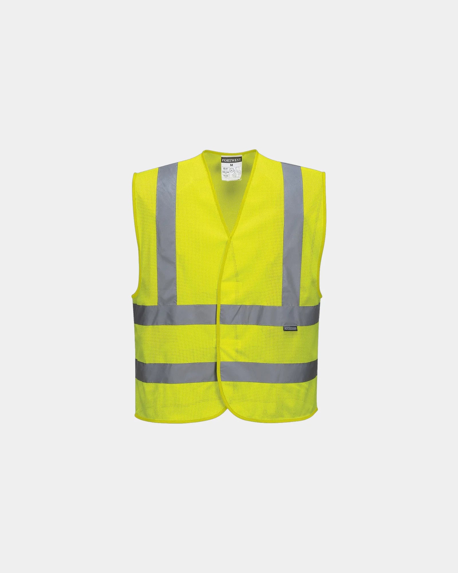 Gilet alta visibilità certificato EN ISO 20471 da personalizzare - Giallo