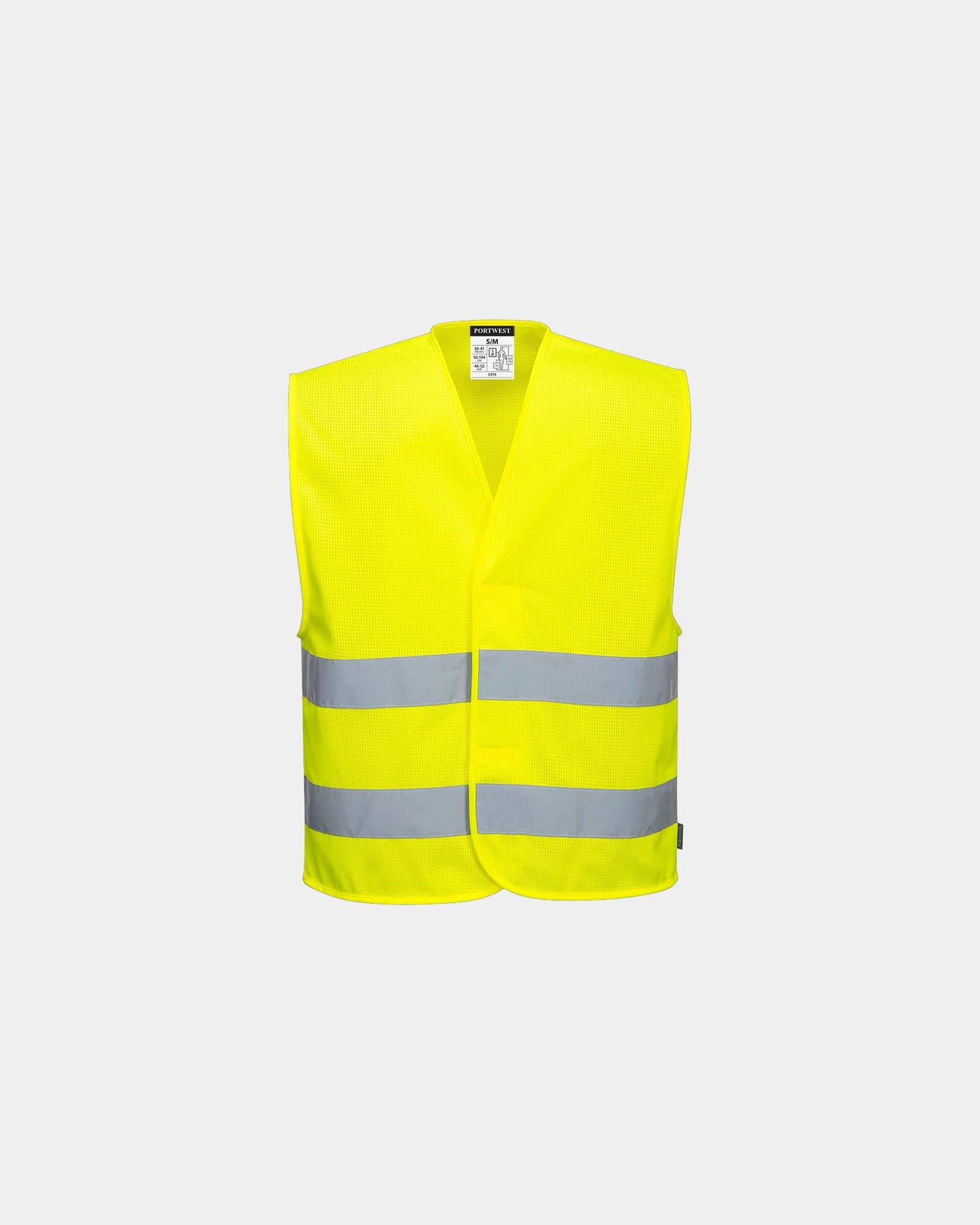 Gilet alta visibilità mesh 150 g/m² da personalizzare - Giallo