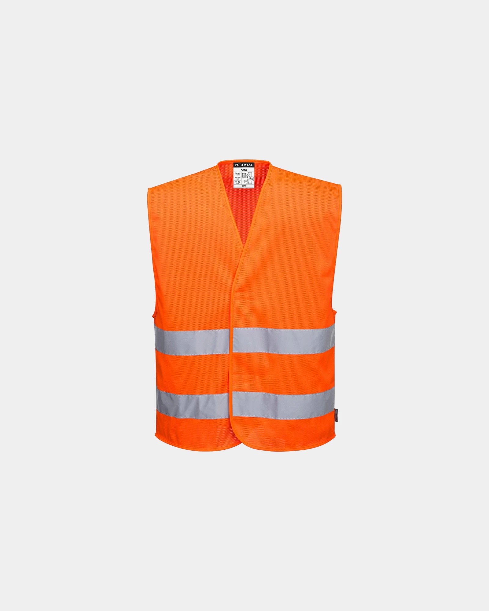 Gilet alta visibilità mesh 150 g/m² da personalizzare - Arancione