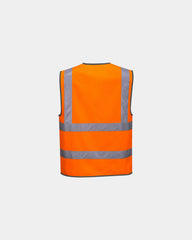 Gilet con zip bande rifrangenti da personalizzare - 2
