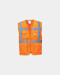 Gilet alta visibilità Meshair traspirante da personalizzare - Arancione