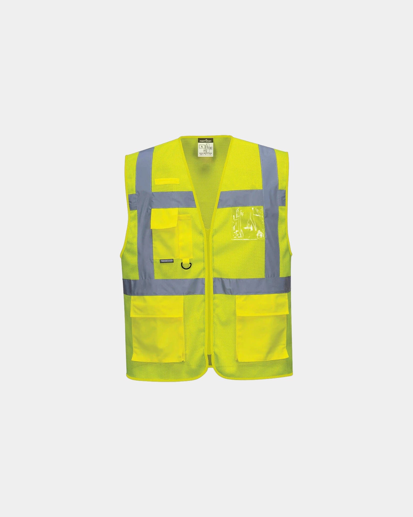 Gilet alta visibilità Meshair traspirante da personalizzare - Giallo