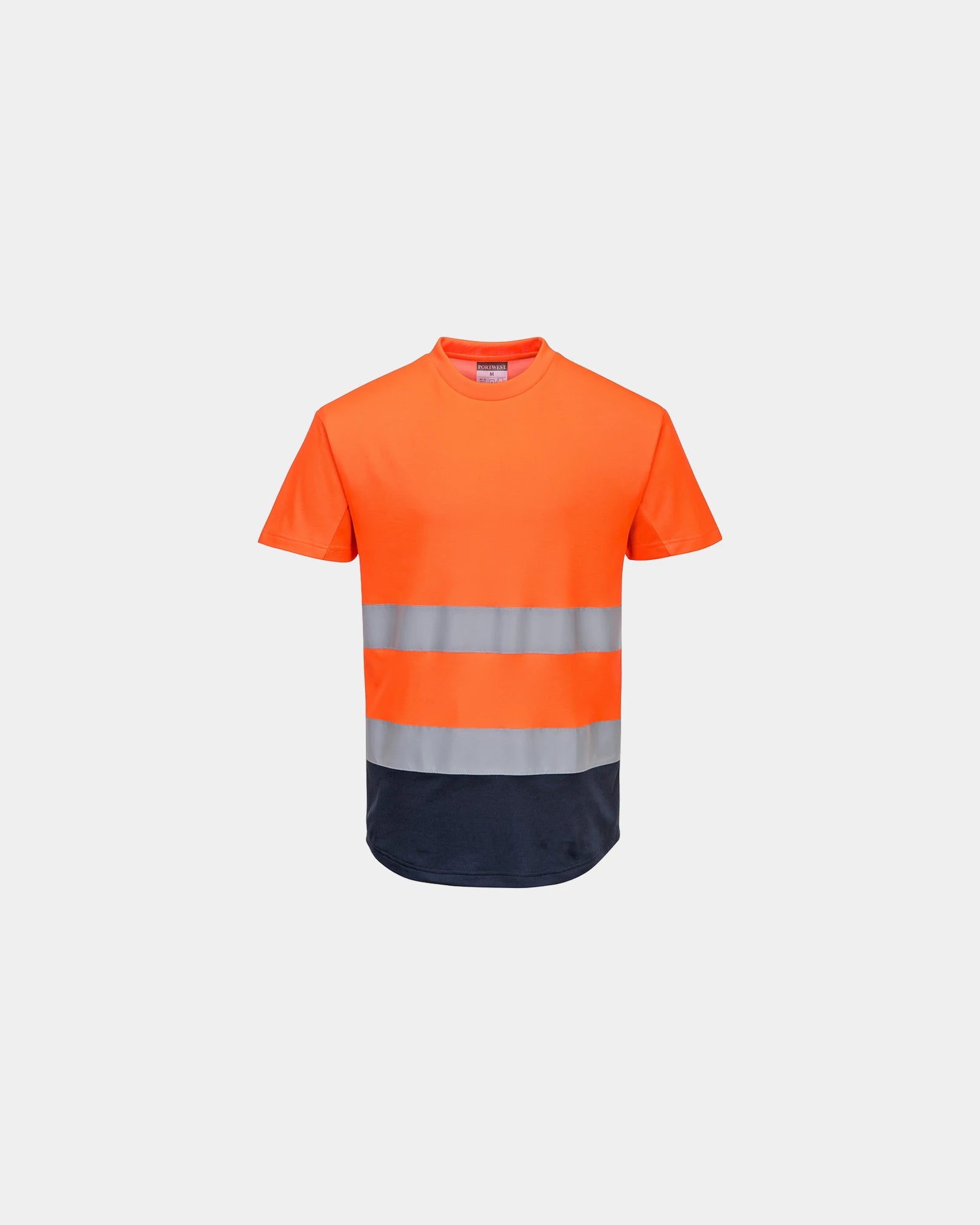 T-shirt mesh bicolore cotone 175 g/m² da personalizzare - Arancione
