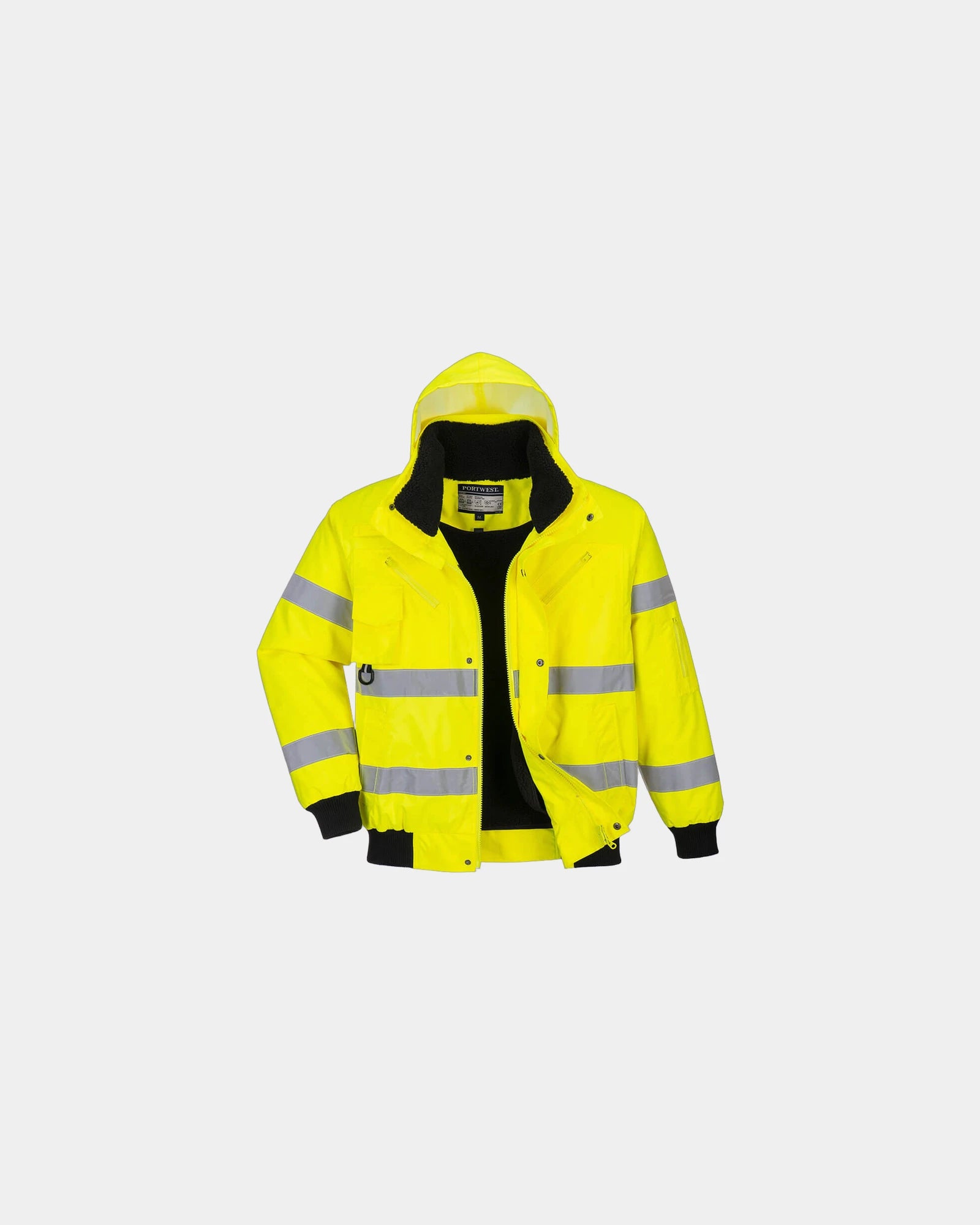 Bomber alta visibilità 3in1 impermeabile da personalizzare - Giallo