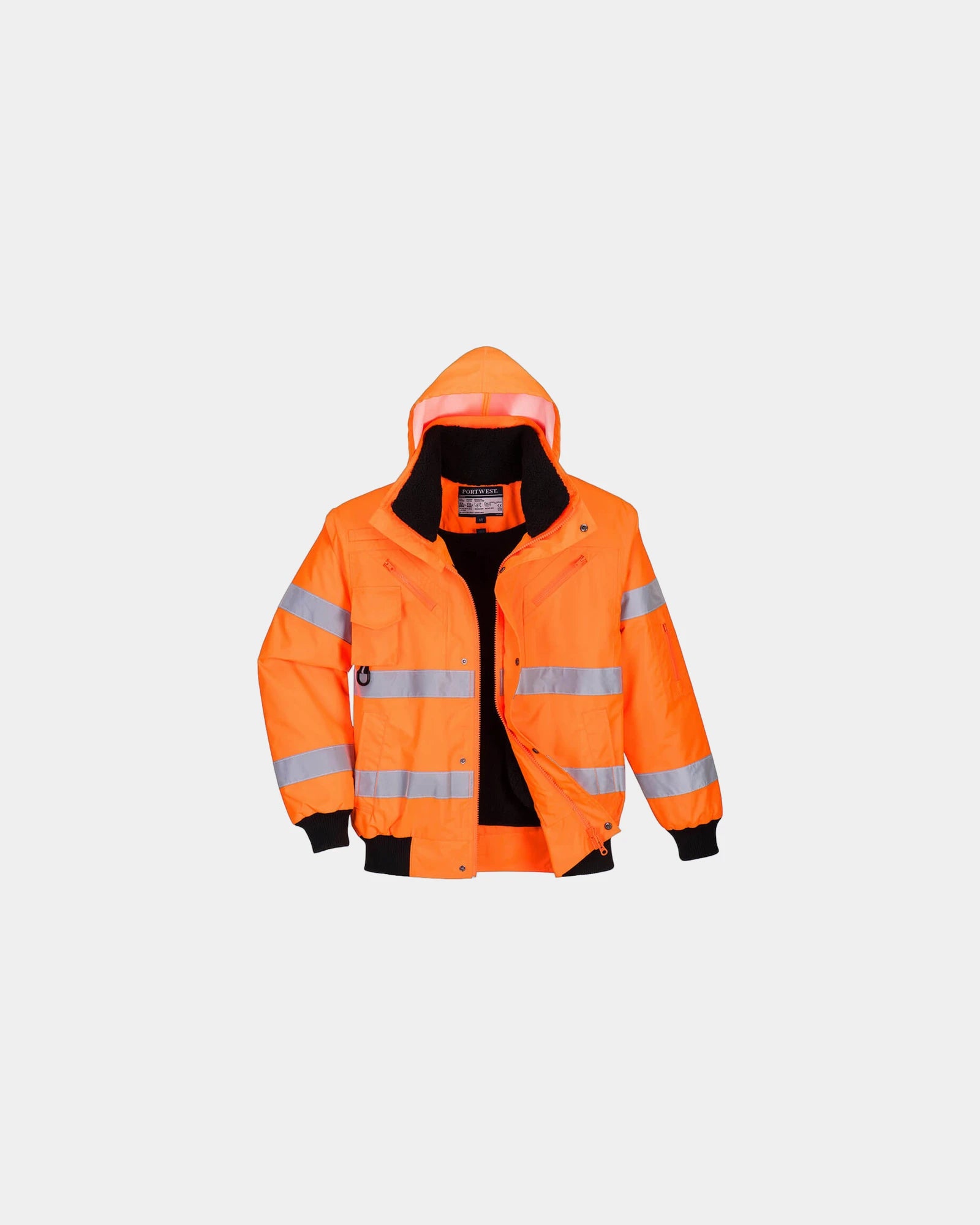 Bomber alta visibilità 3in1 impermeabile da personalizzare - Arancione