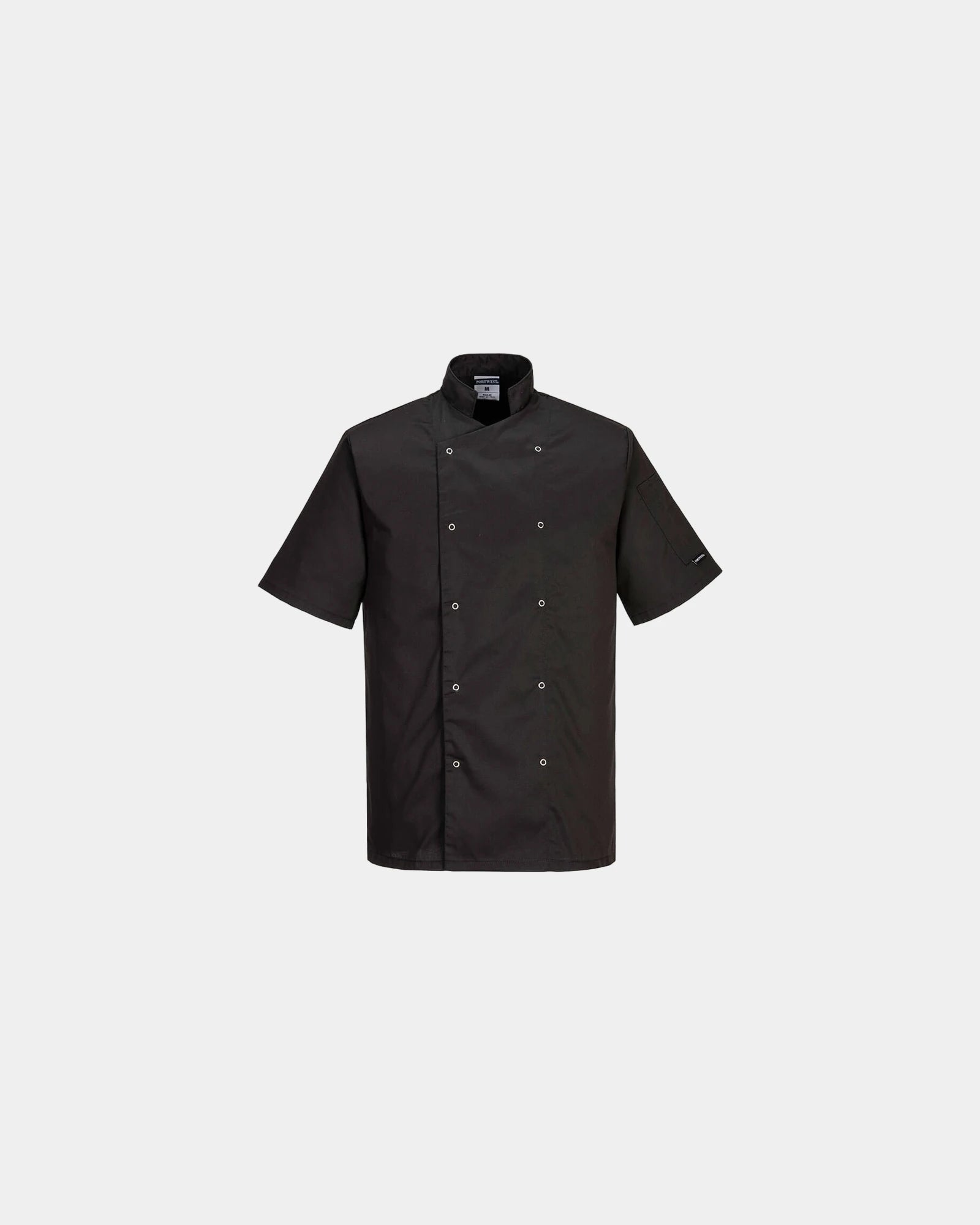 Giacca da cucina 190 g/m² Cumbria da personalizzare - Nero-Blu Cielo