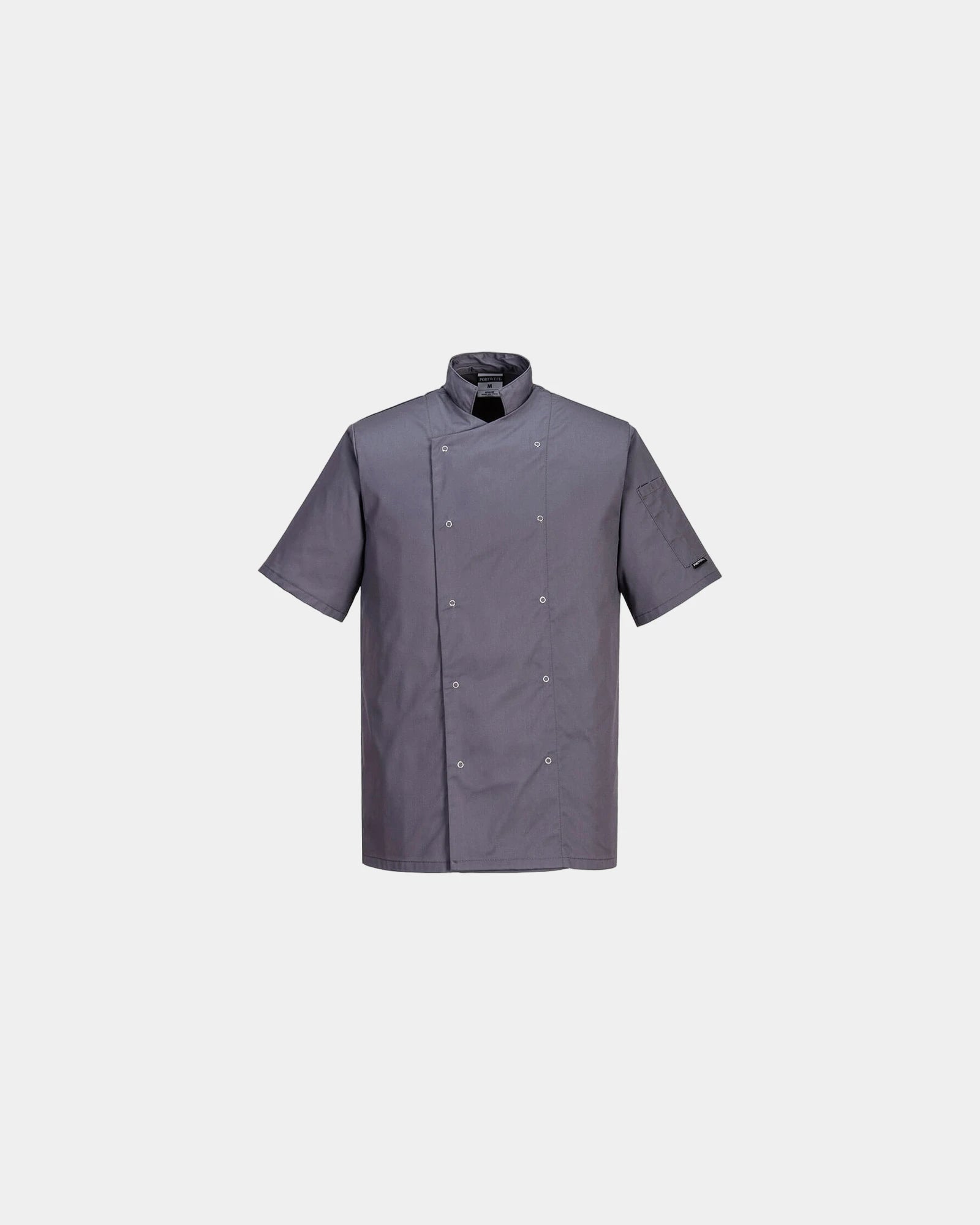 Giacca da cucina 190 g/m² Cumbria da personalizzare - Grigio