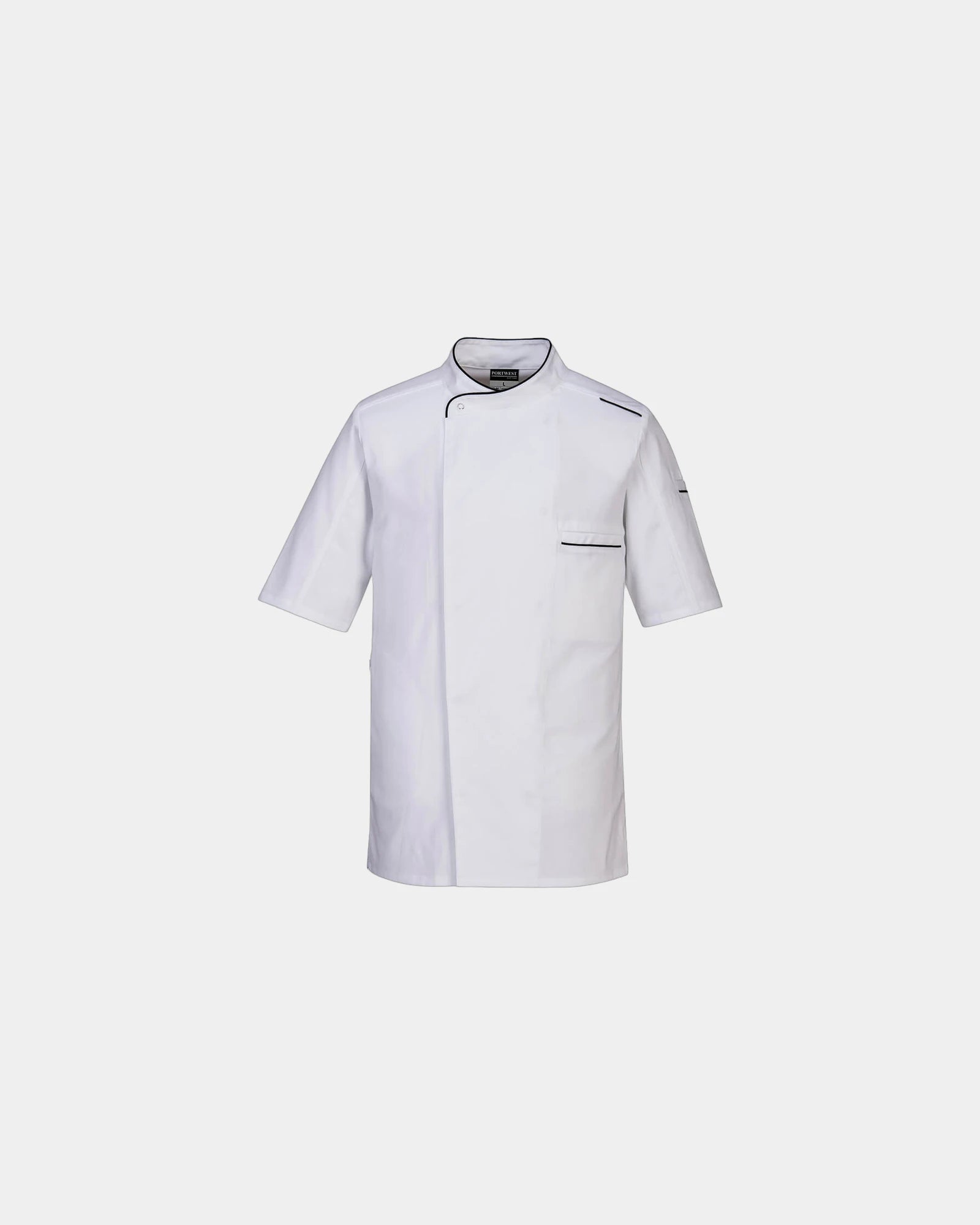 Giacca da chef manica corta traspirante da personalizzare - Bianco