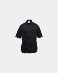 Giacca da chef donna traspirante da personalizzare - Nero-Blu Cielo