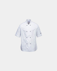 Giacca da chef donna traspirante da personalizzare - Bianco