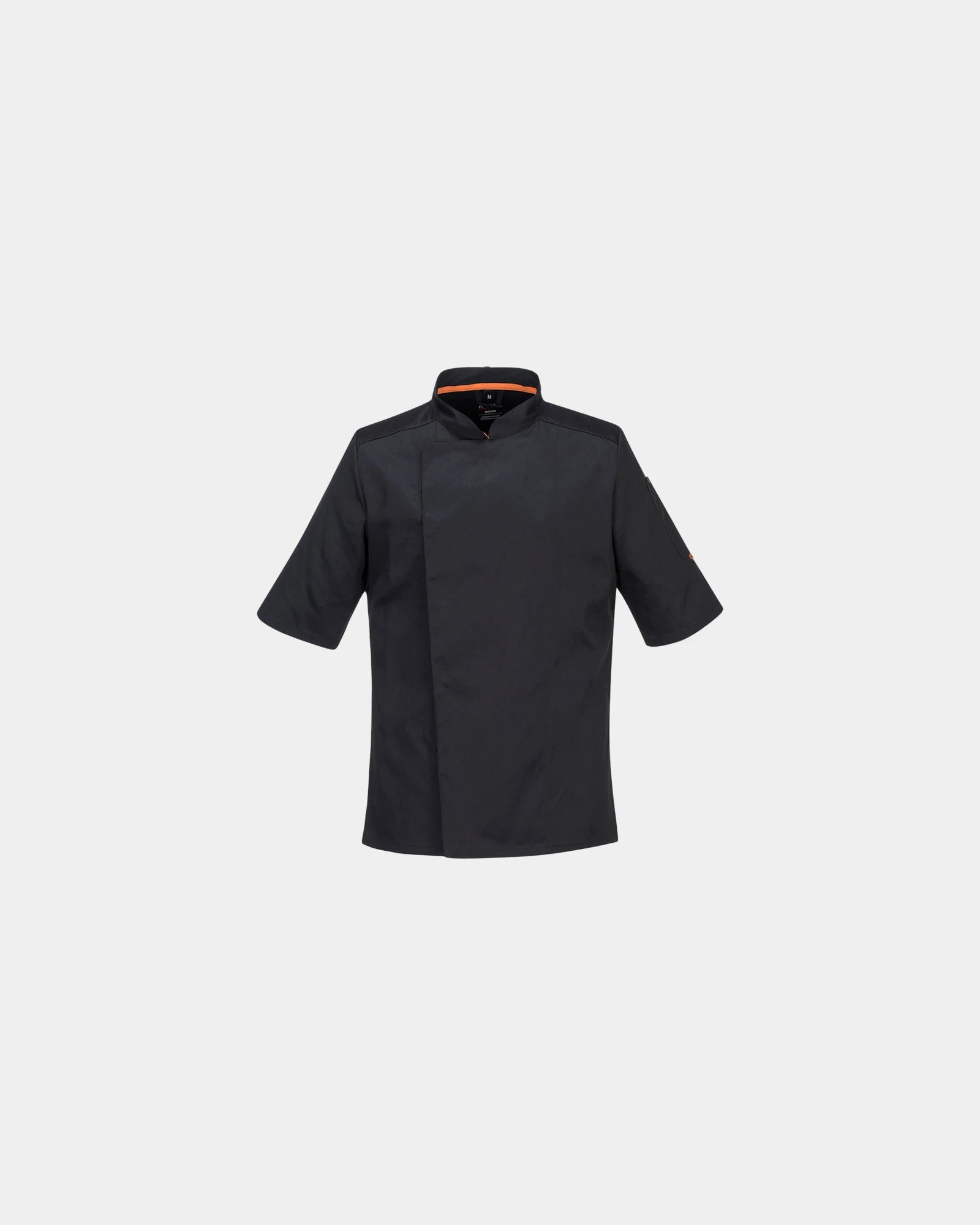 Giacca da cuoco maglia traspirante da personalizzare - Nero-Blu Cielo