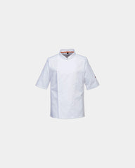 Giacca da cuoco maglia traspirante da personalizzare - Bianco