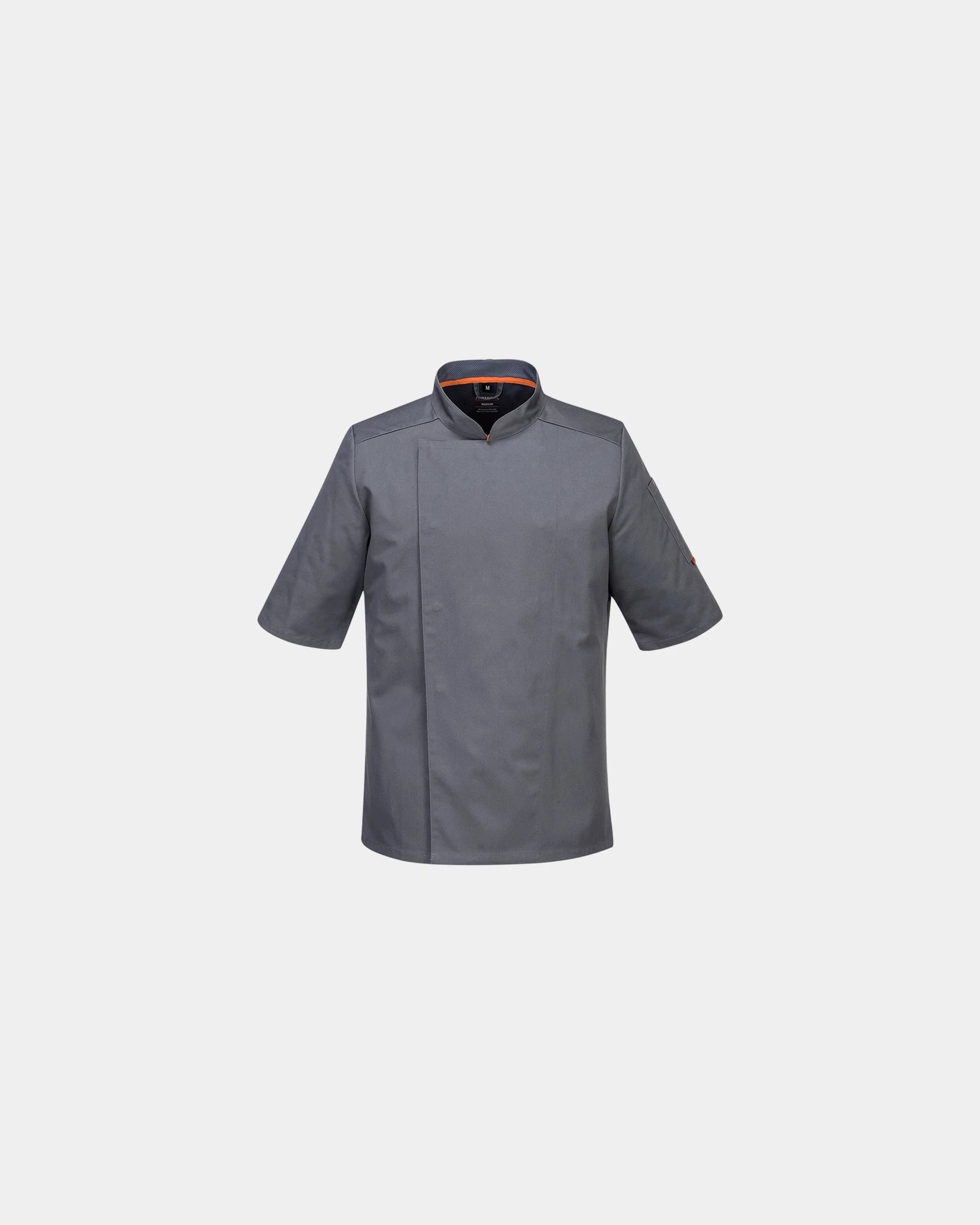 Giacca da cuoco maglia traspirante da personalizzare - Grigio