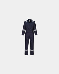 Tuta cotone bande riflettenti Iona da personalizzare - Blu Navy