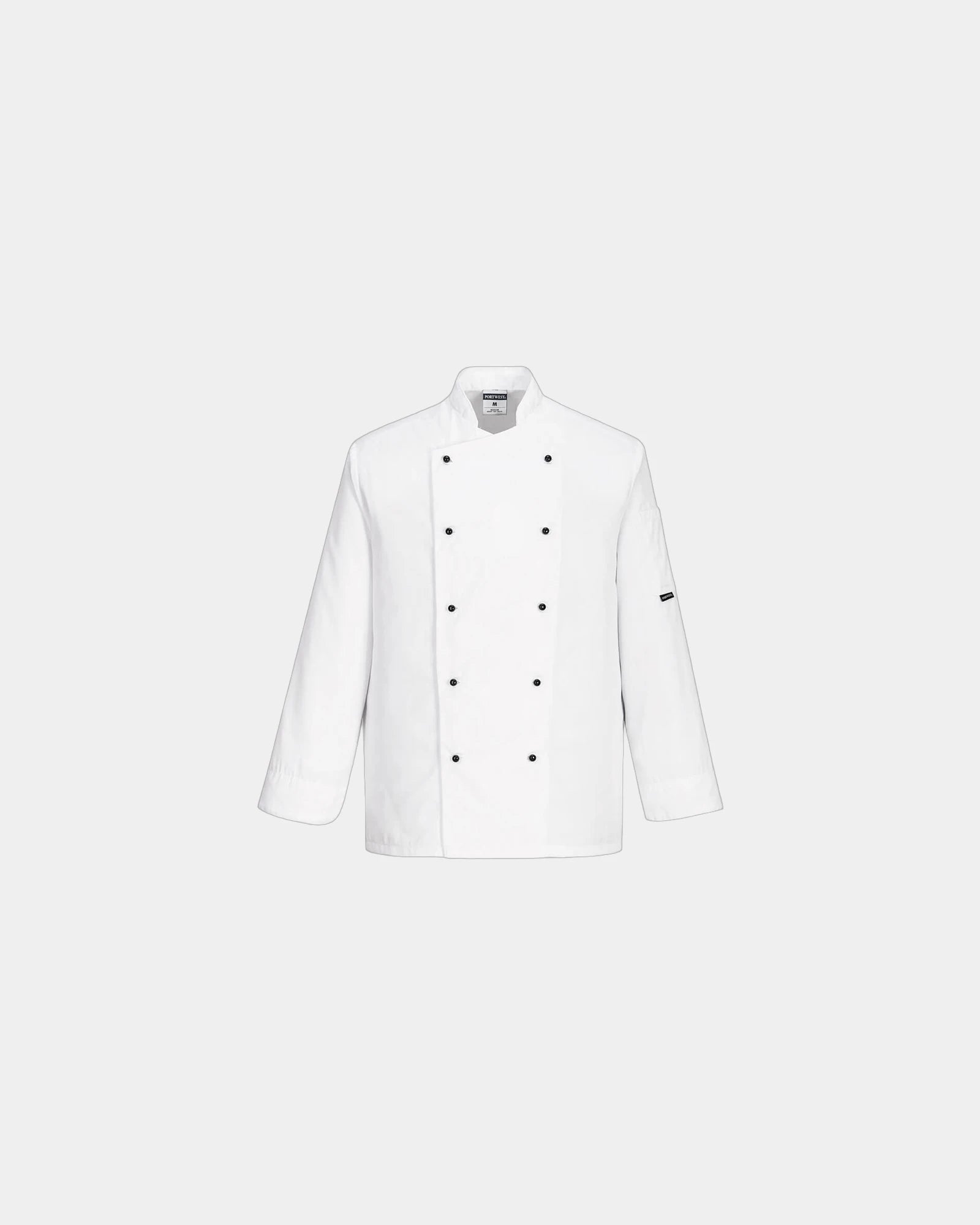 Giacca da cucina unisex in policotone da personalizzare - Bianco