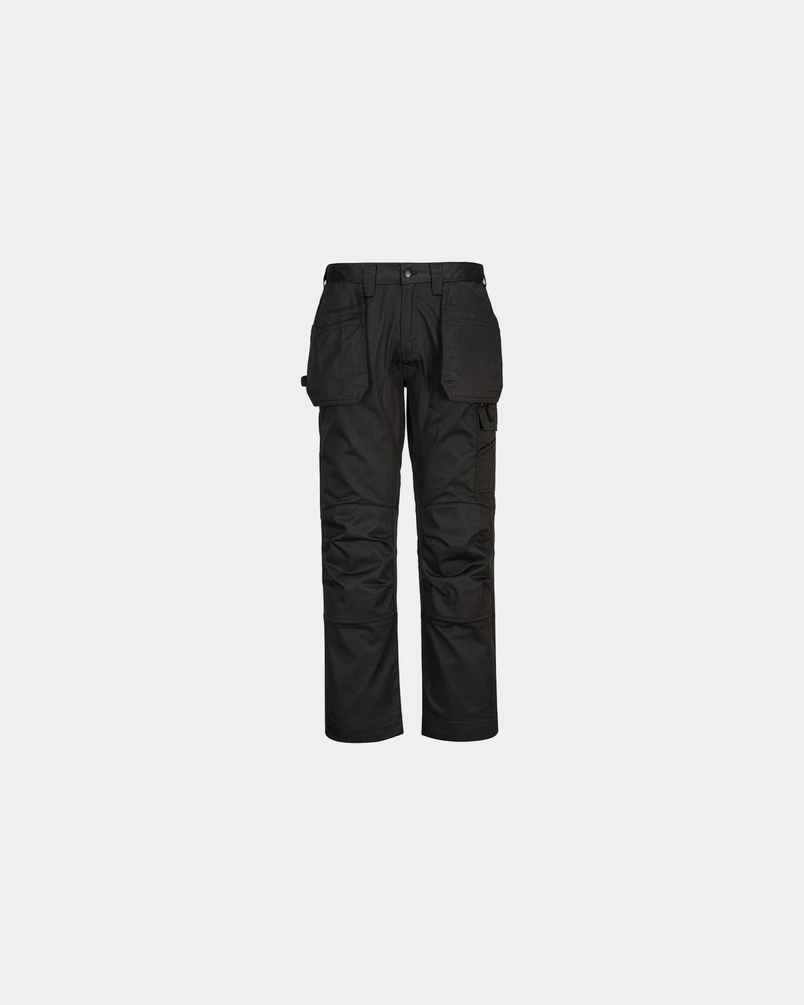 Pantaloni elasticizzati riciclati da personalizzare - Nero-Blu Cielo