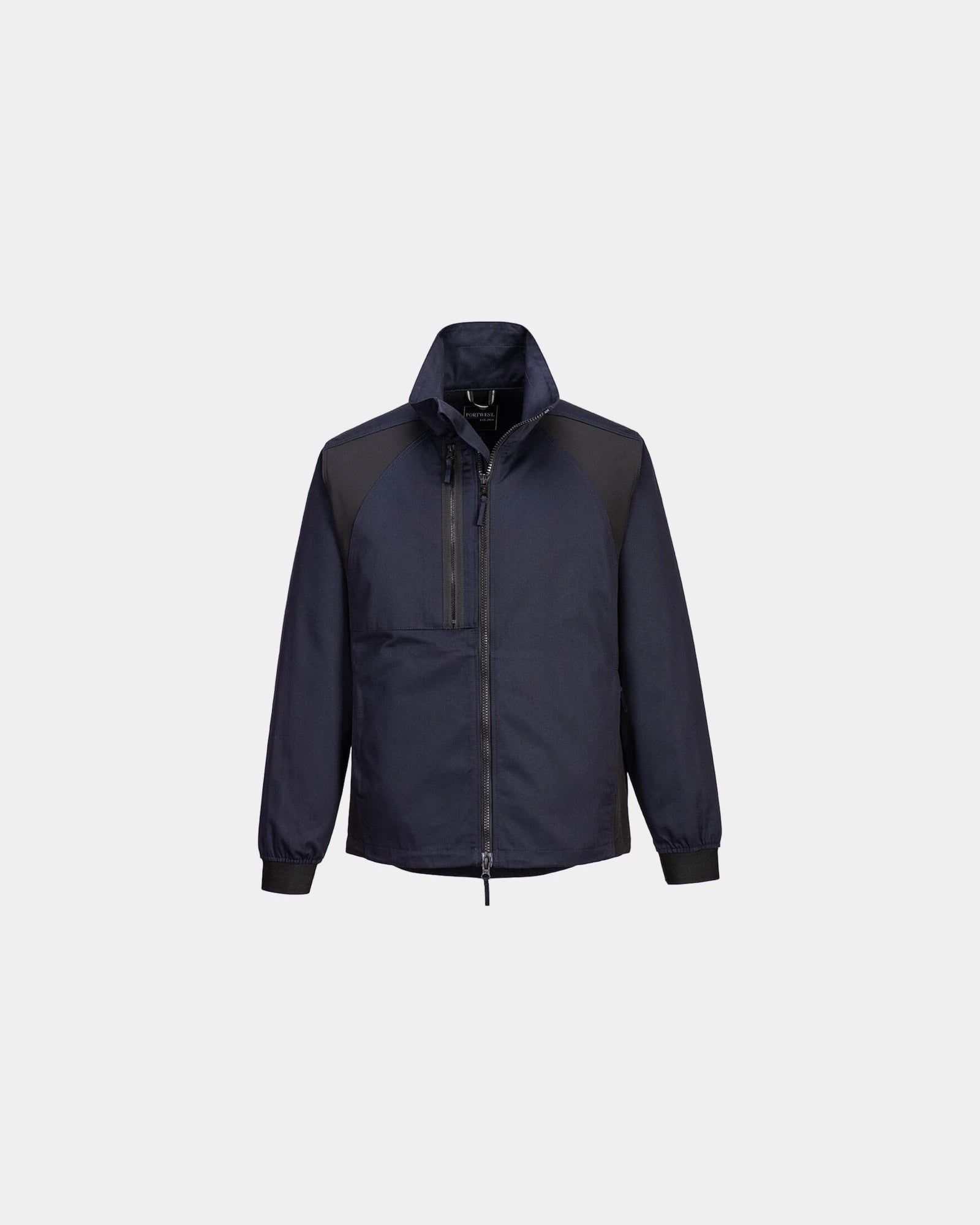 Giacca da lavoro elasticizzata da personalizzare - Blu Navy