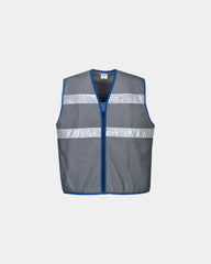 Gilet rinfrescante 8 ore in mesh 60 g/m² da personalizzare - Grigio