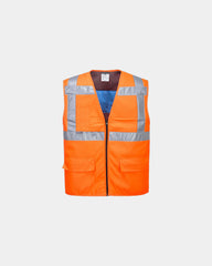 Gilet HV rinfrescante alta visibilità da personalizzare - Arancione