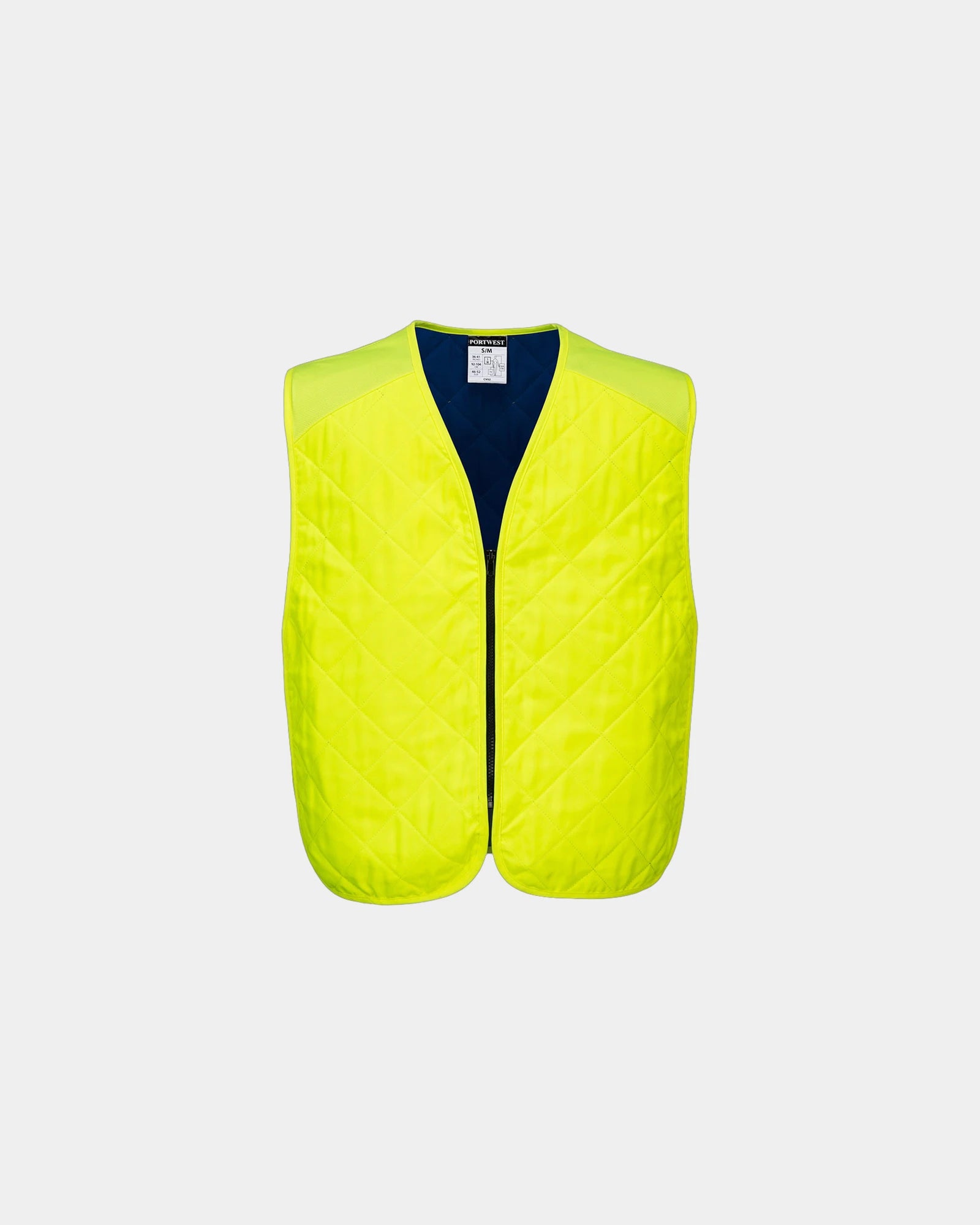 Gilet rinfrescante fibra super assorbenti da personalizzare - Giallo