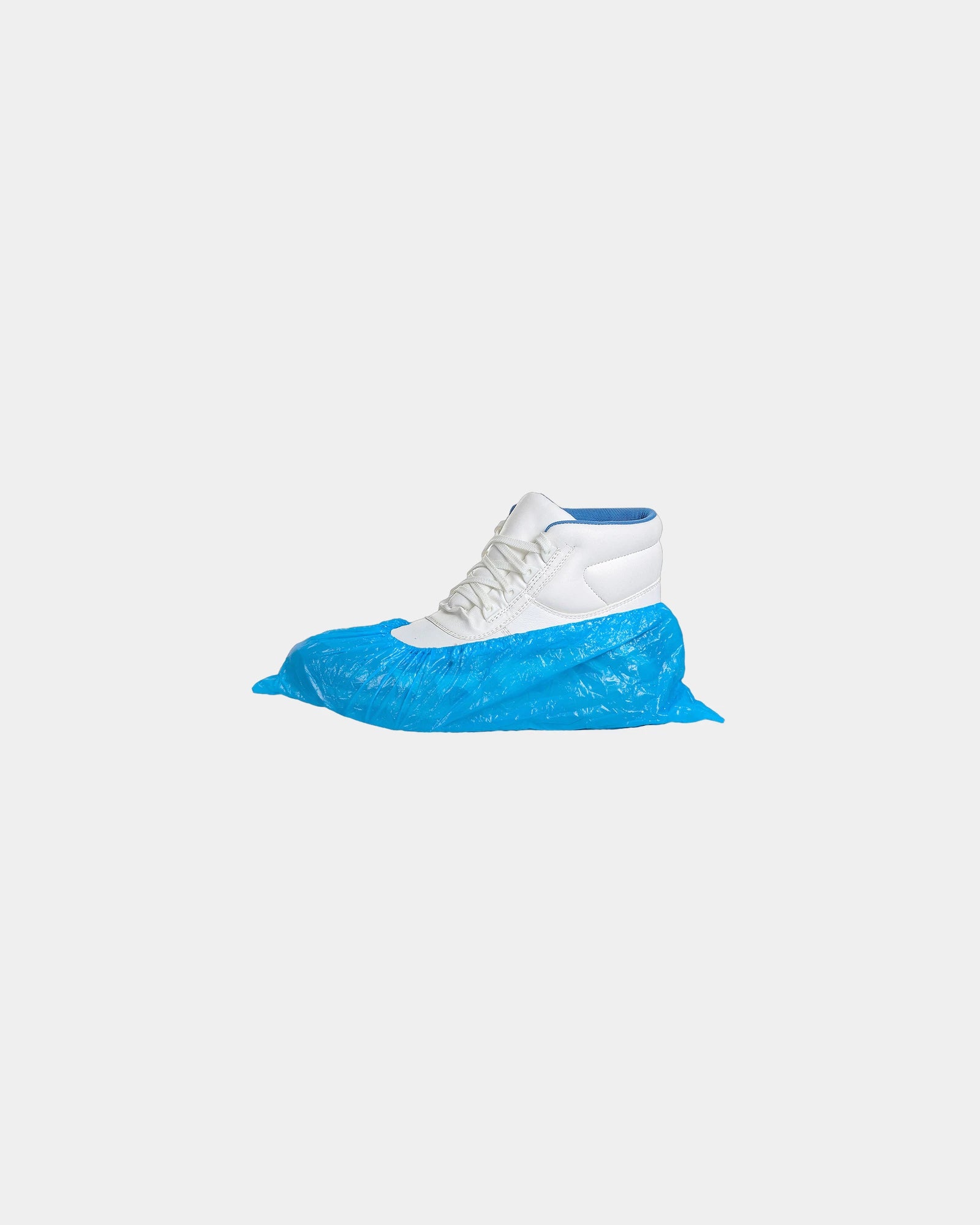Copriscarpe monouso in PE antiscivolo da personalizzare - Blu
