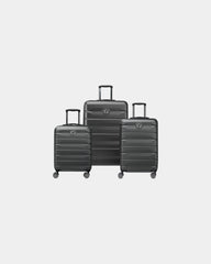 Set 3 trolley policarbonato Delsey Air Armour da personalizzare - Nero