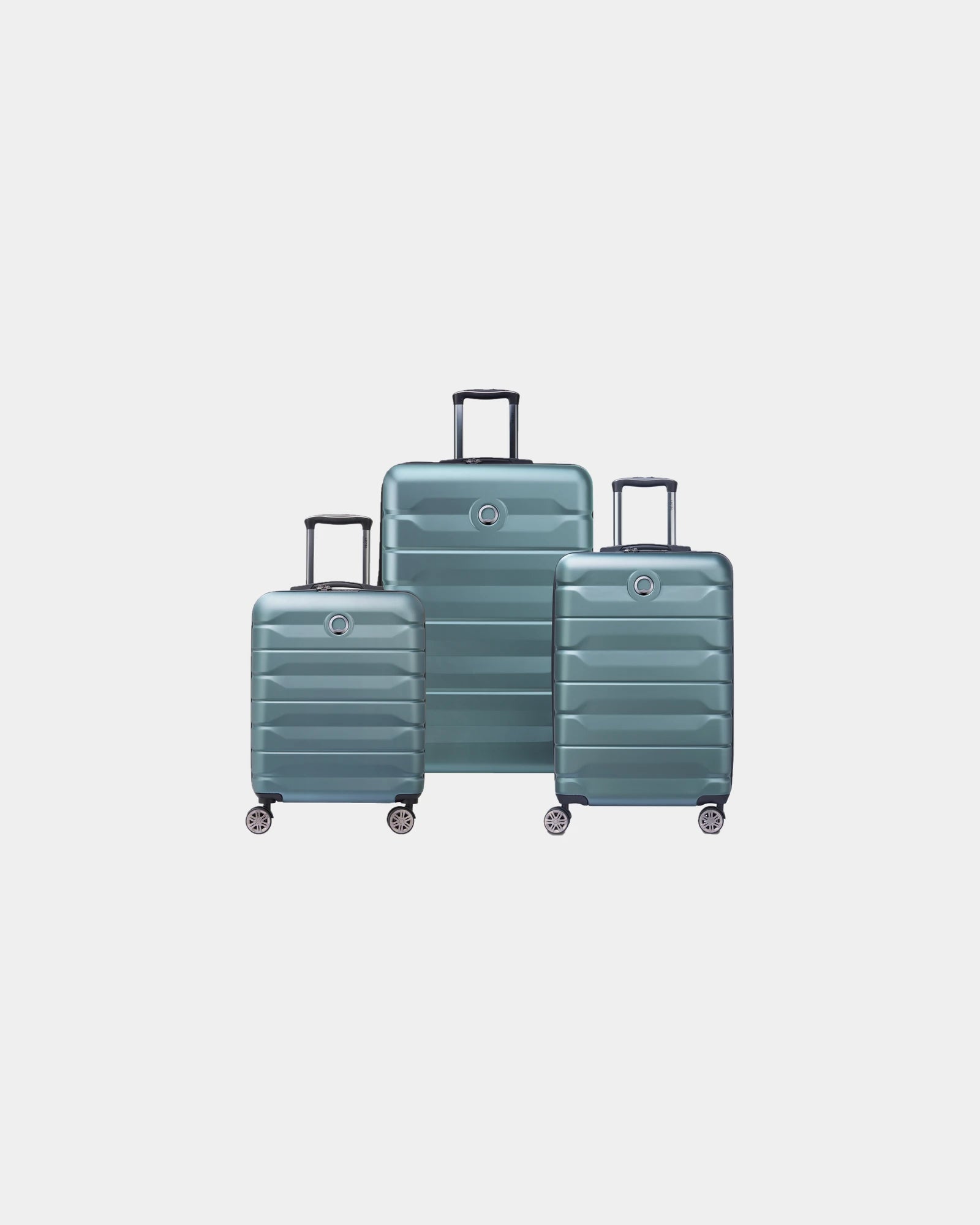 Set 3 trolley policarbonato Delsey Air Armour da personalizzare - Verde