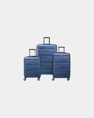Set 3 trolley policarbonato Delsey Air Armour da personalizzare - Blu Notte