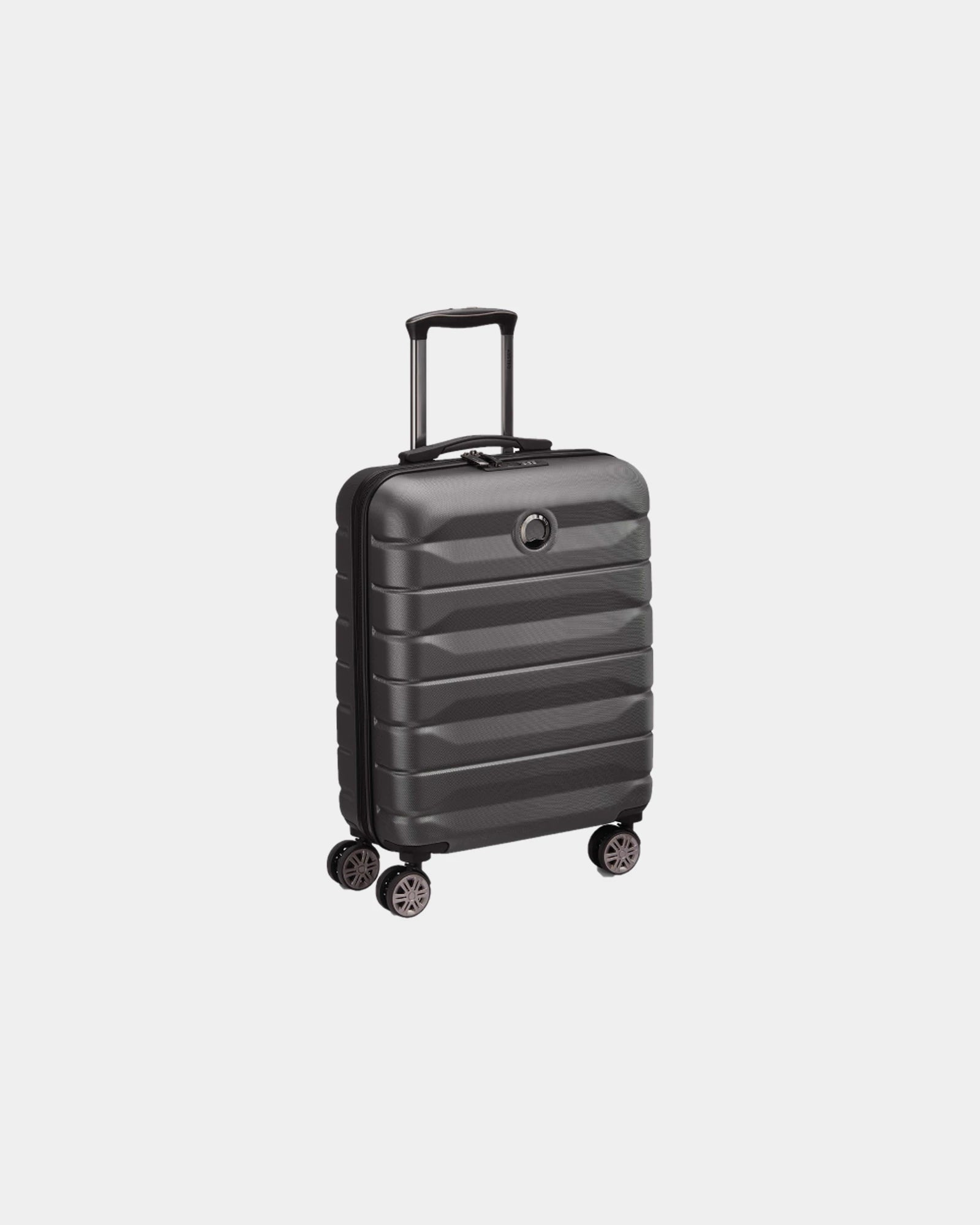 Trolley policarbonato Delsey Air Armour 55 cm da personalizzare - Nero