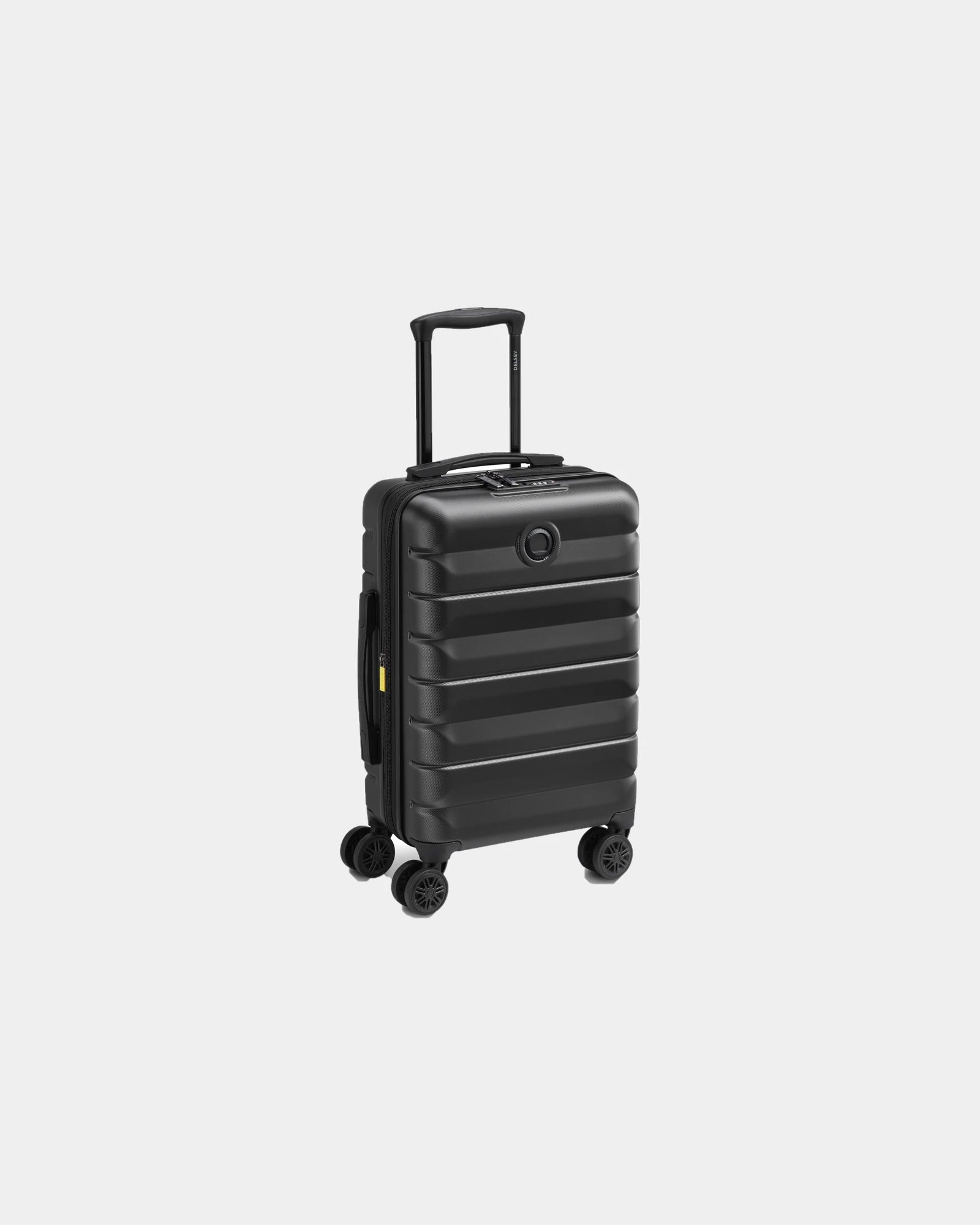 Trolley policarbonato Delsey Air Armour 55 da personalizzare - Nero